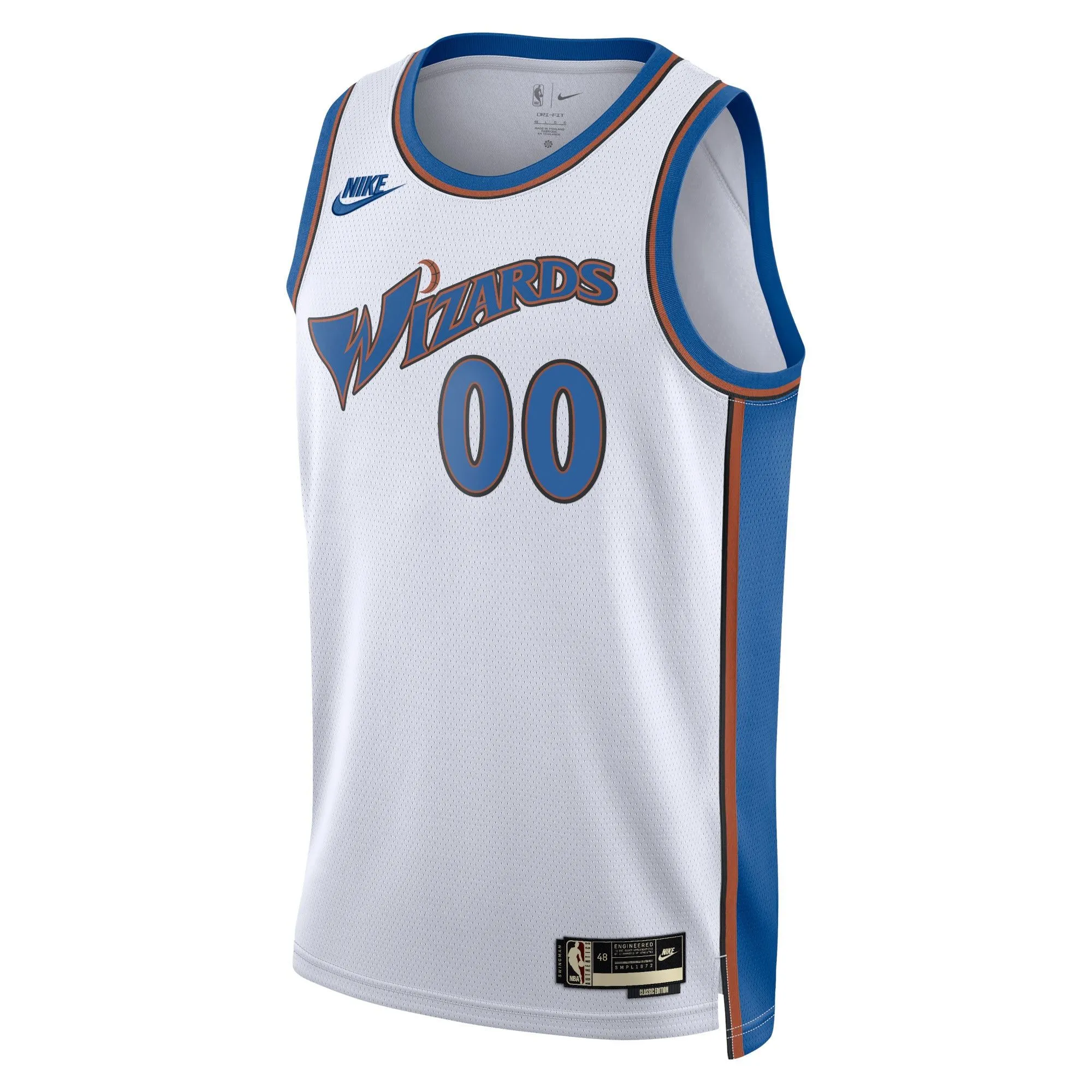 Washington Wizards  Unisex 2022/23 Custom Swingman Jersey - Classic Edition - White