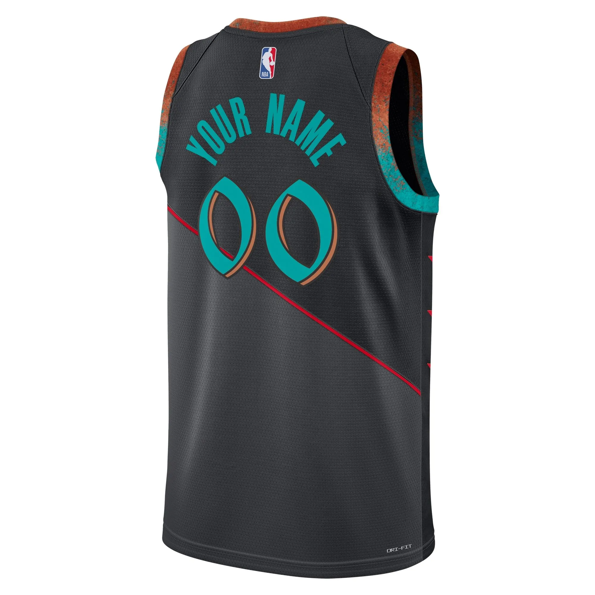 Washington Wizards  Unisex 2023/24 Custom Swingman Jersey - Black - City Edition