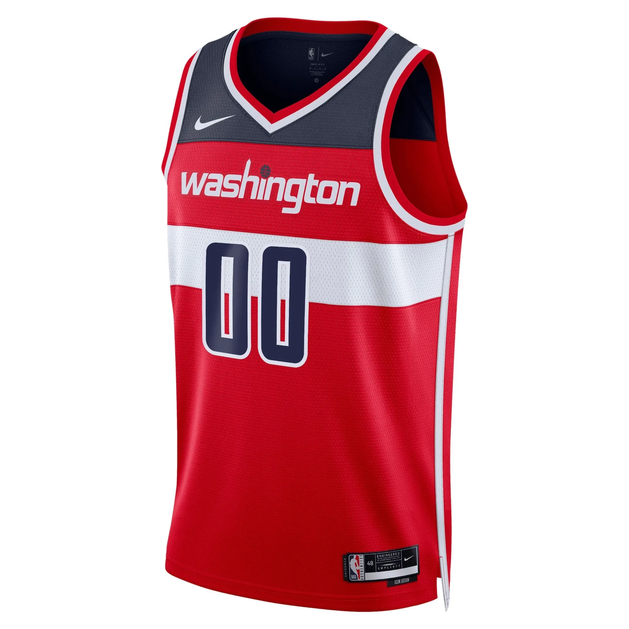 Washington Wizards  Unisex Swingman Custom Jersey Red - Icon Edition