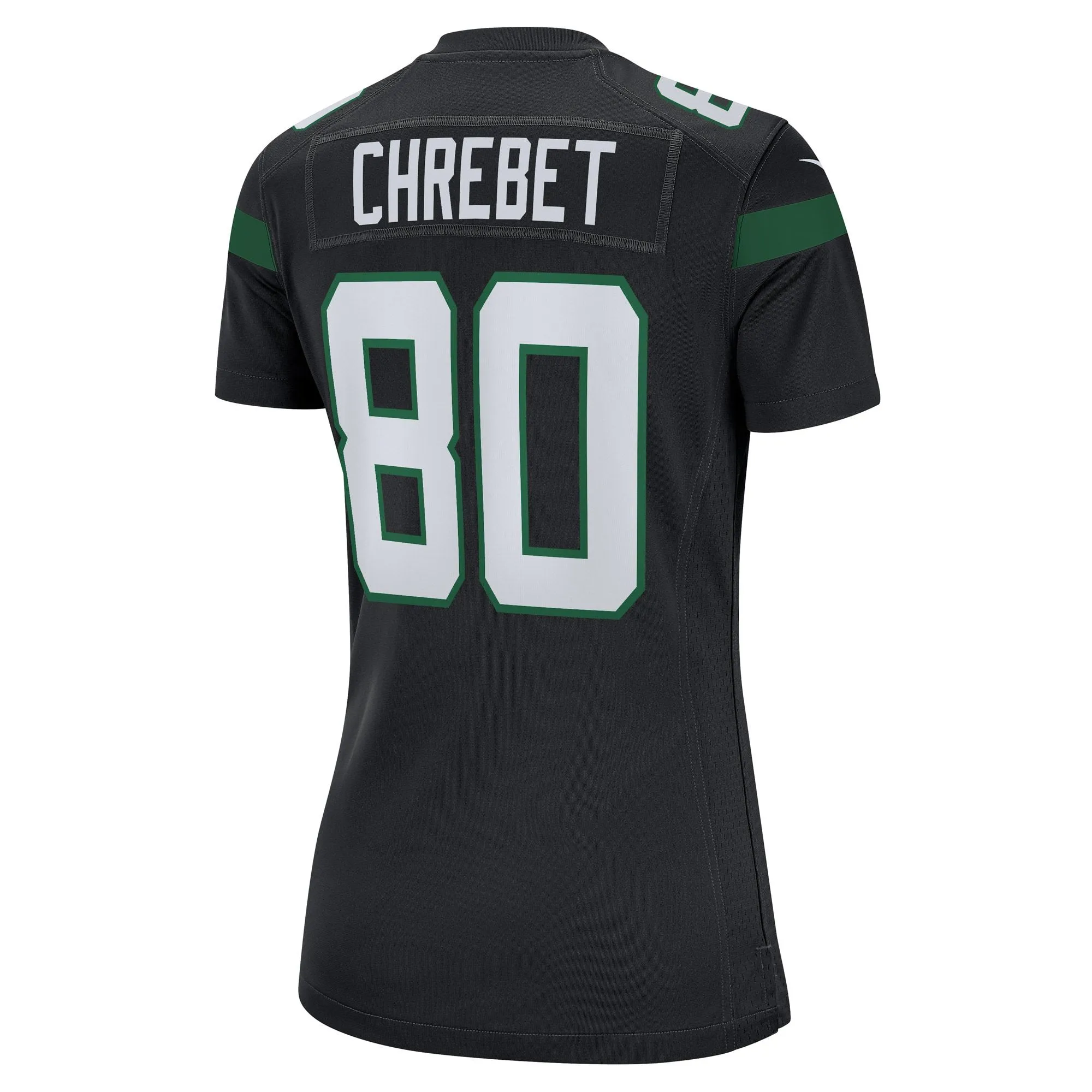 Wayne Chrebet New York Jets  Women's Retired Player Jersey - Black