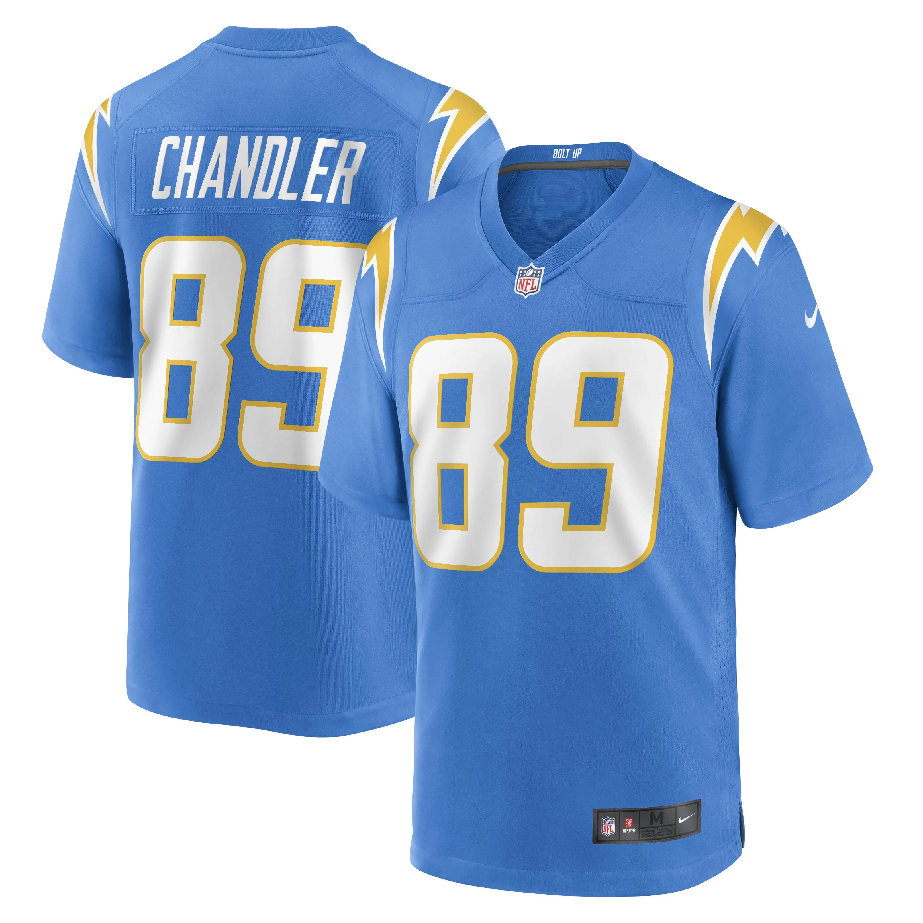 Wes Chandler Los Angeles Chargers  Retired Player Jersey - Powder Blue