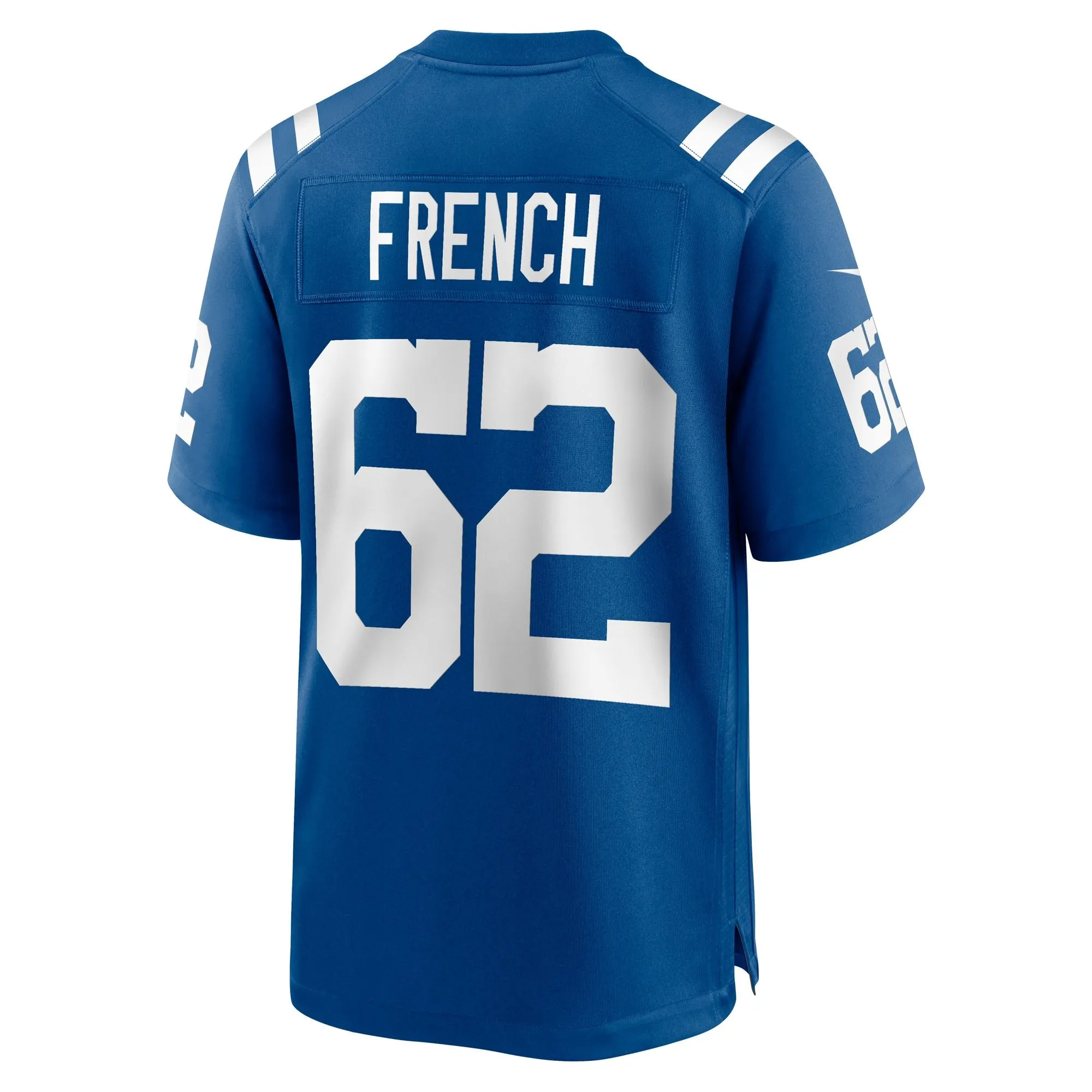 Wesley French Indianapolis Colts  Game Player Jersey - Royal