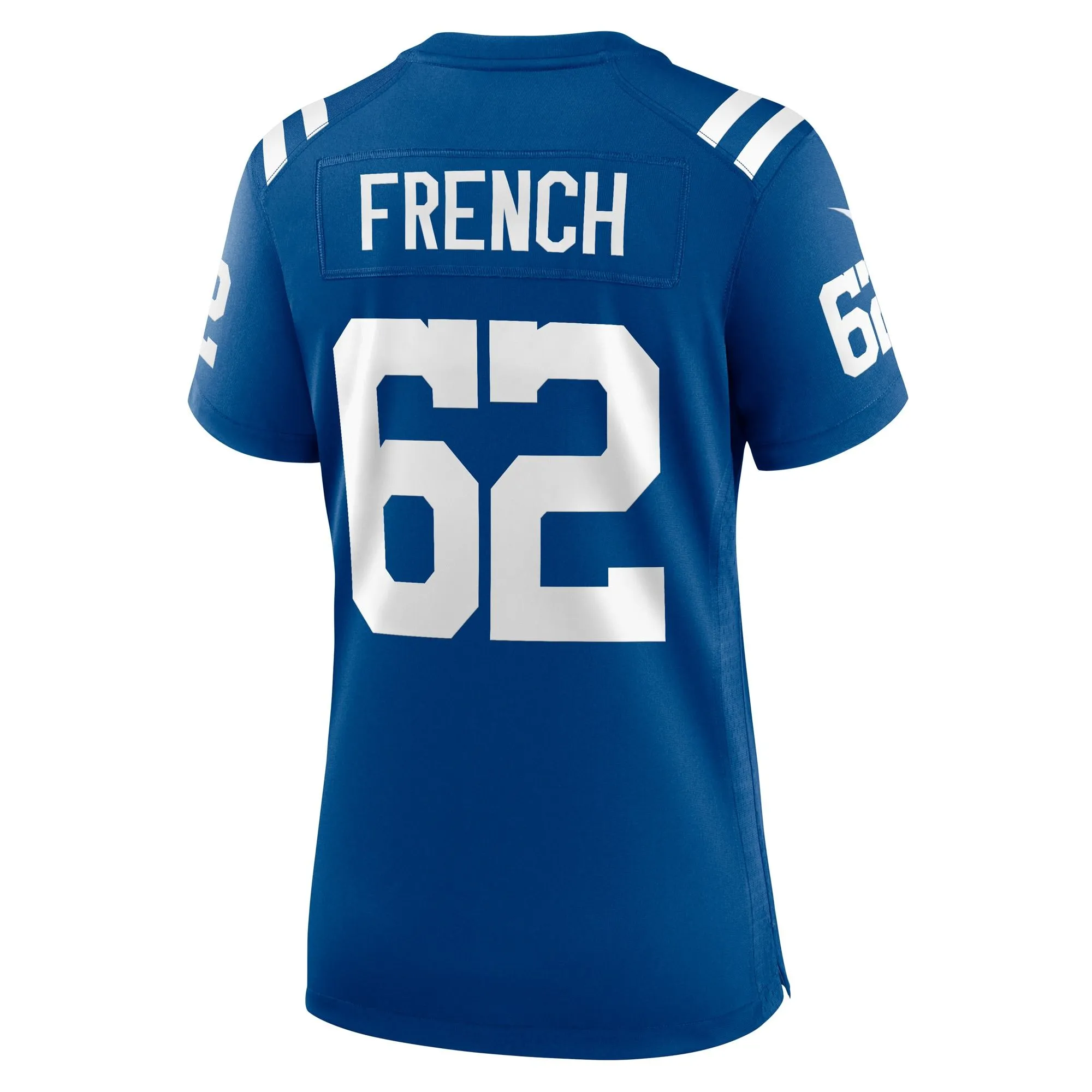 Wesley French Indianapolis Colts  Women's Game Player Jersey - Royal