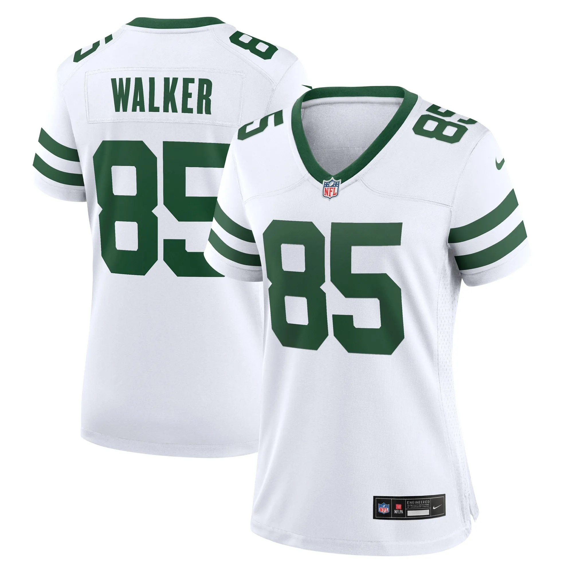 Wesley Walker New York Jets  Women's Legacy Retired Player Game Jersey - White