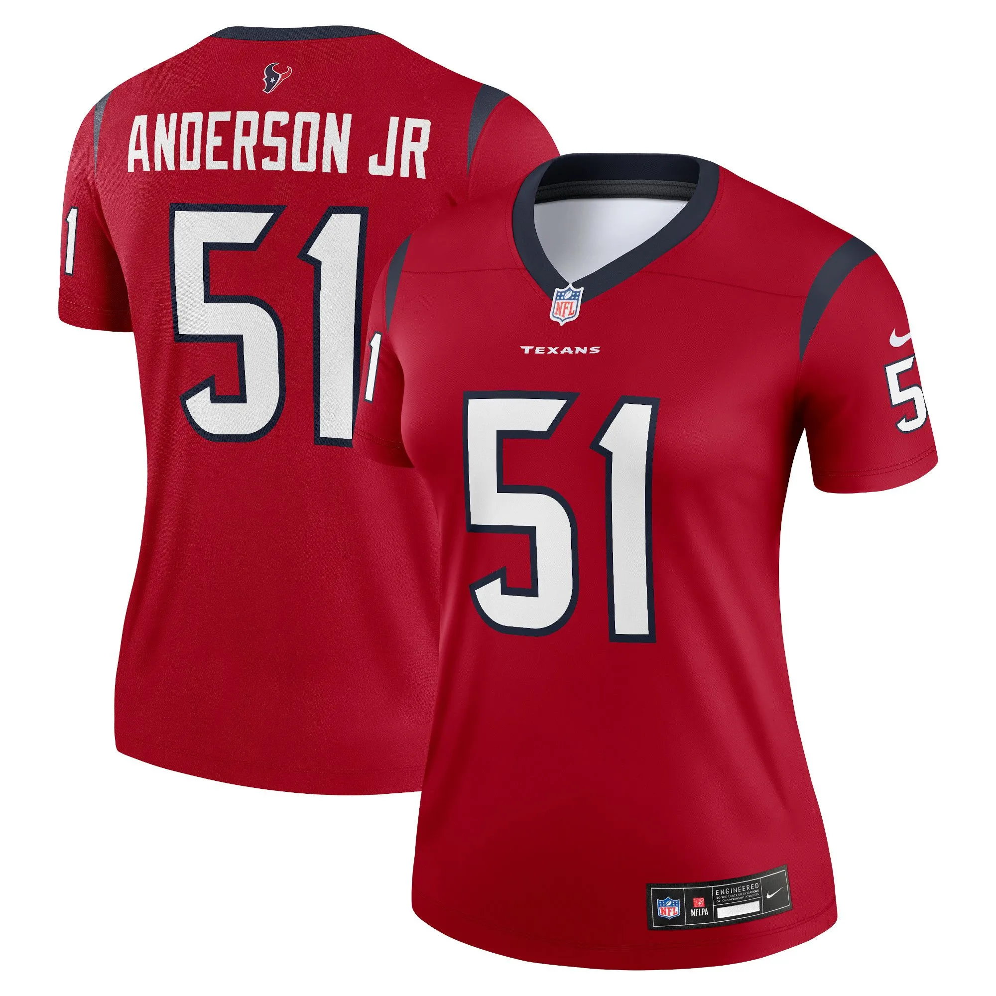 Will Anderson Jr. Houston Texans  Women's  Legend Jersey - Red