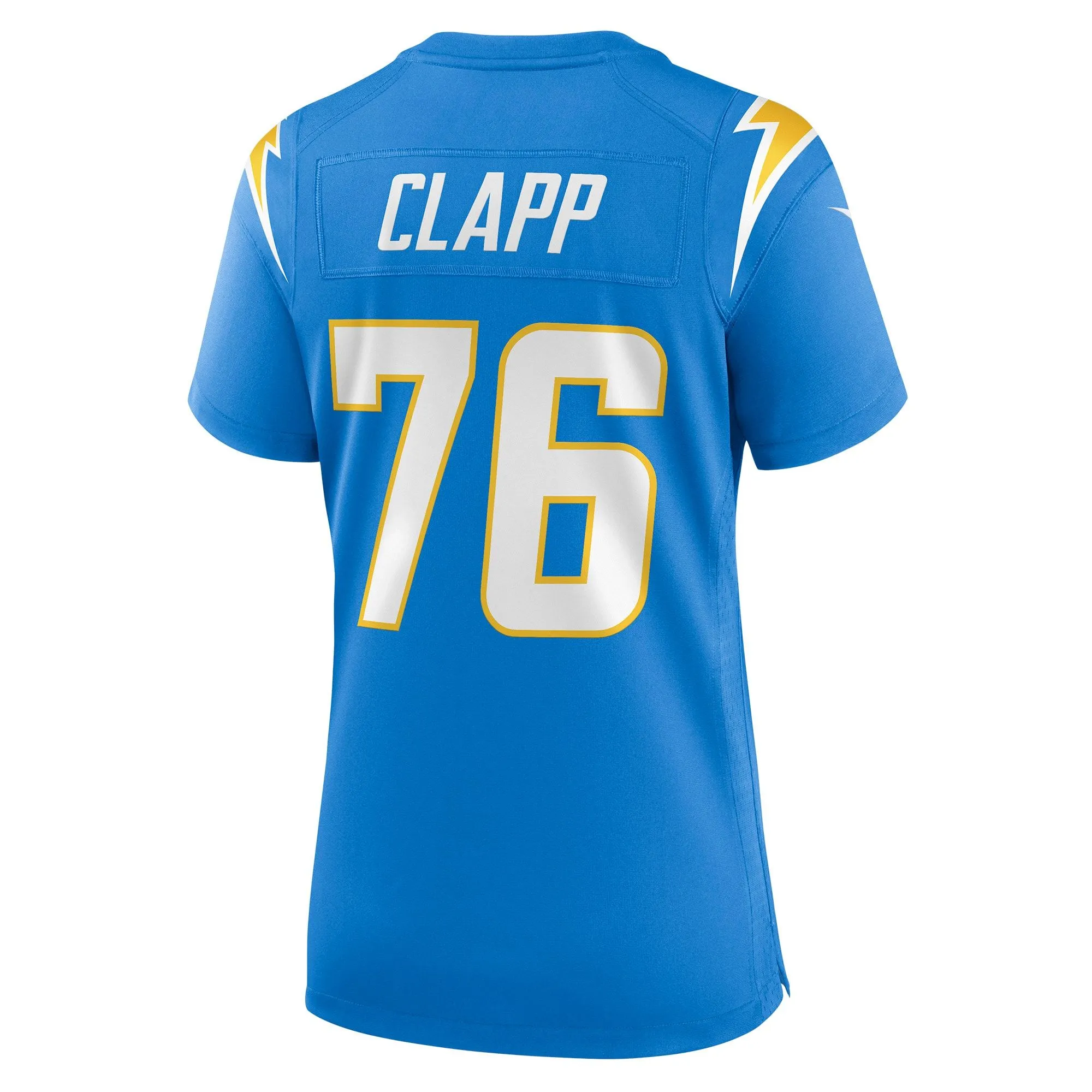 Will Clapp Los Angeles Chargers  Women's Game Jersey - Powder Blue