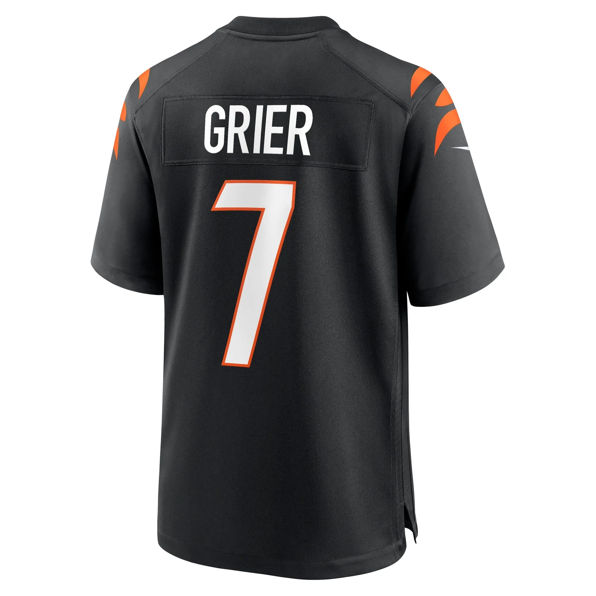 Will Grier Cincinnati Bengals  Team Game Jersey -  Black