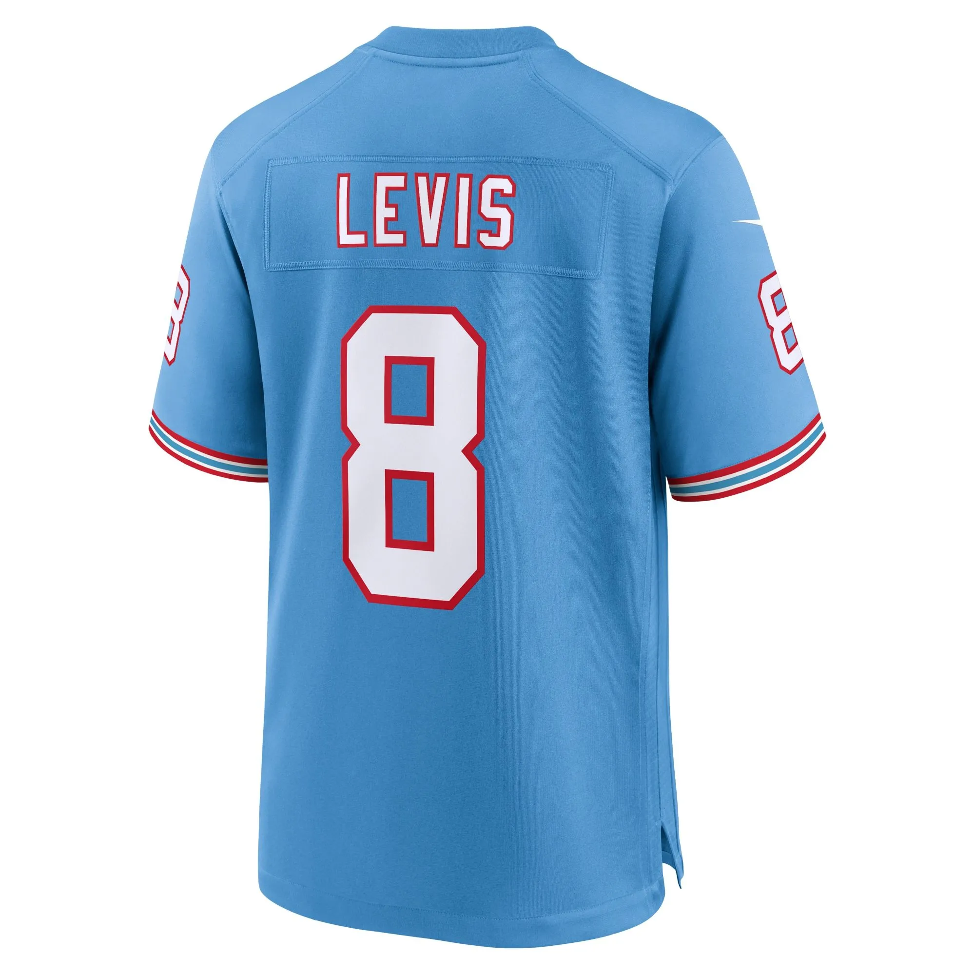 Will Levis Tennessee Titans  Oilers Throwback Player Game Jersey - Light Blue