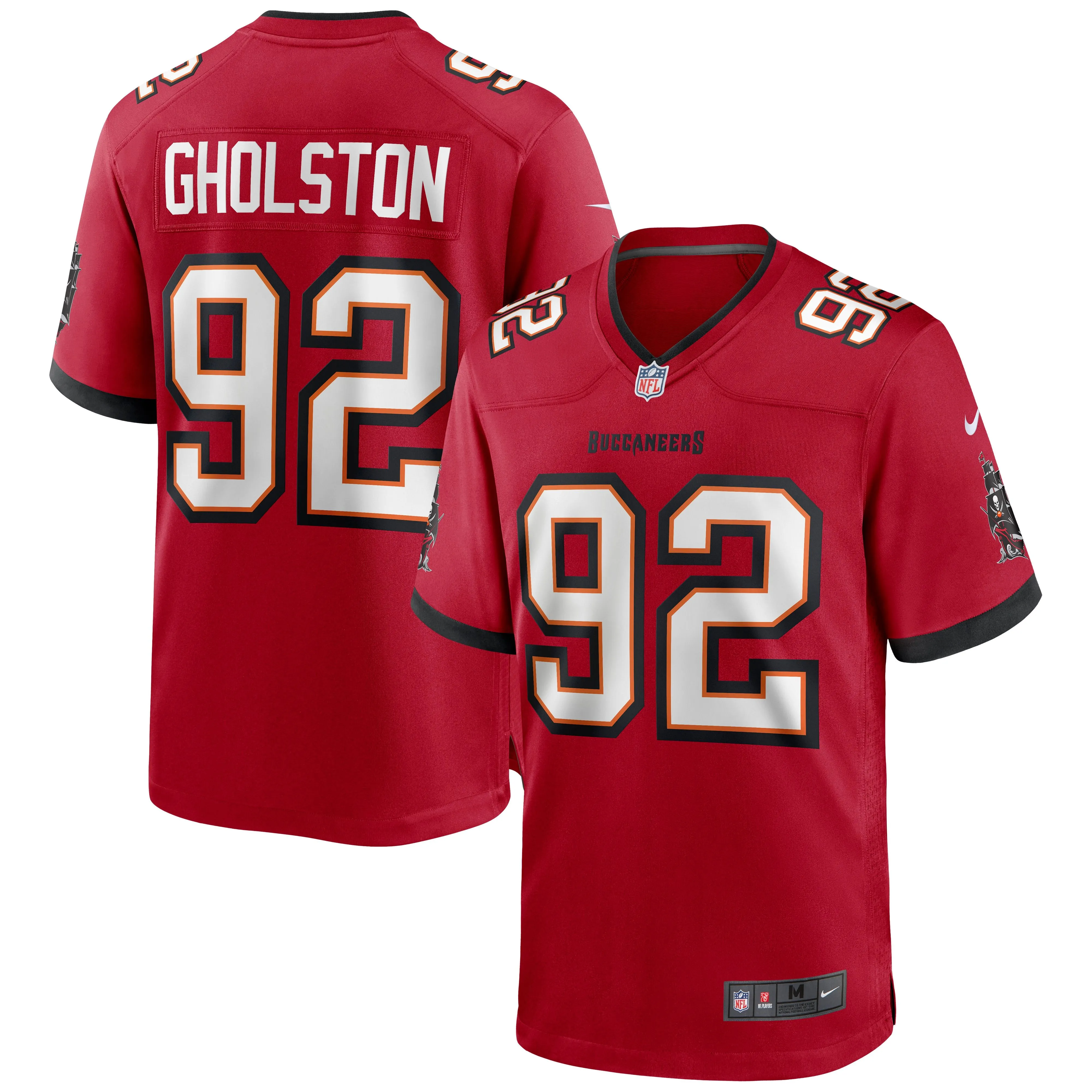 William Gholston Tampa Bay Buccaneers  Game Jersey - Red