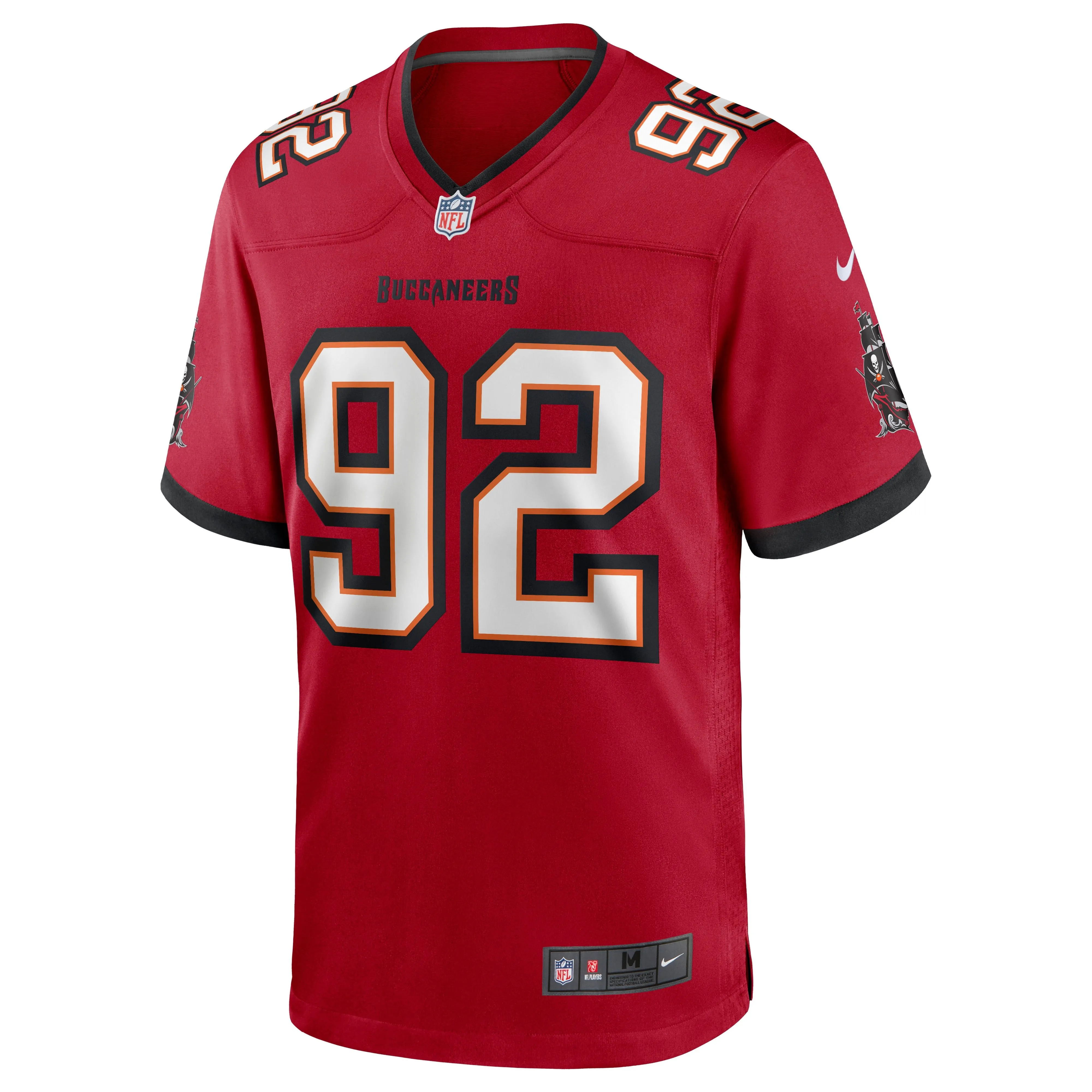 William Gholston Tampa Bay Buccaneers  Game Jersey - Red