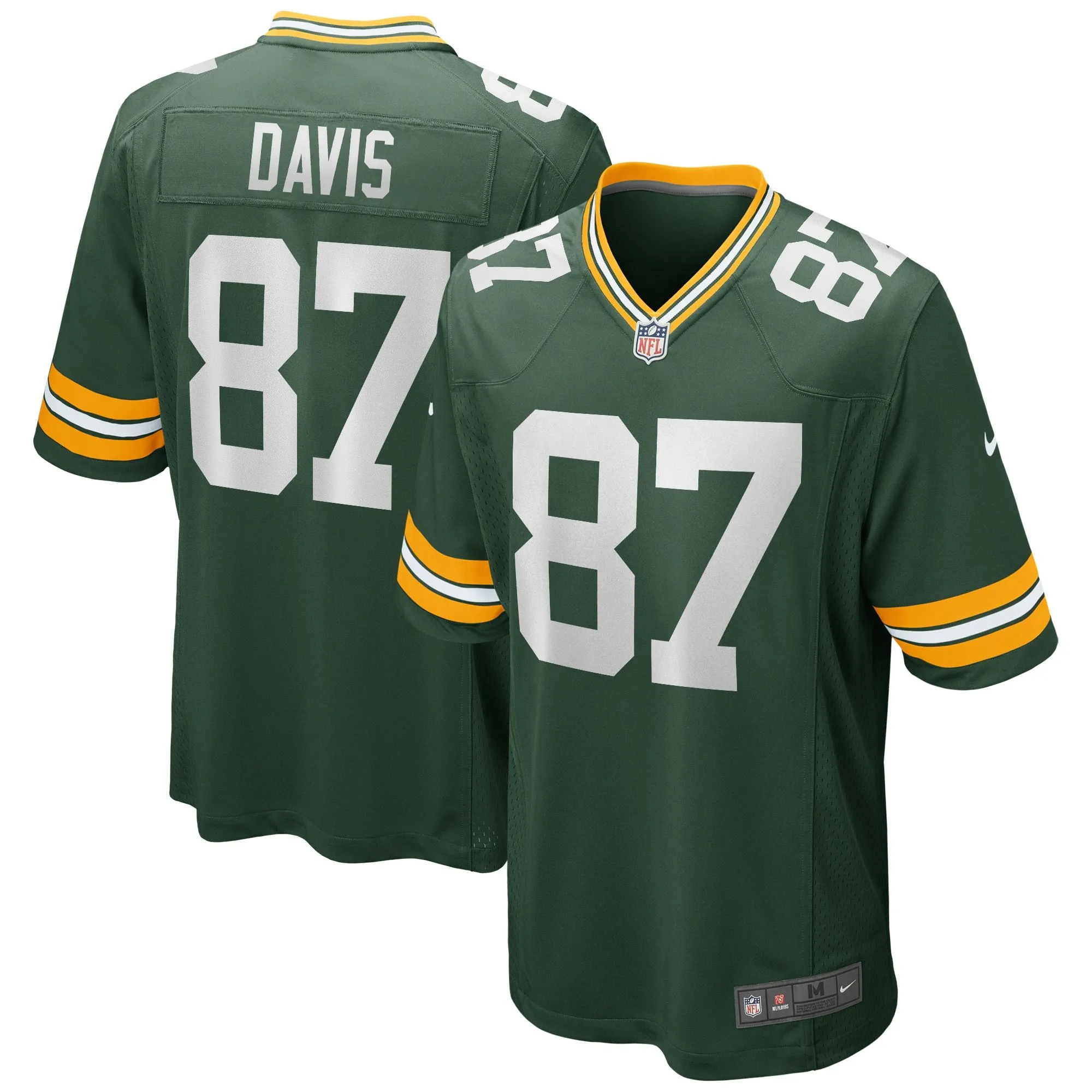 Willie Davis Green Bay Packers  Game Retired Player Jersey - Green