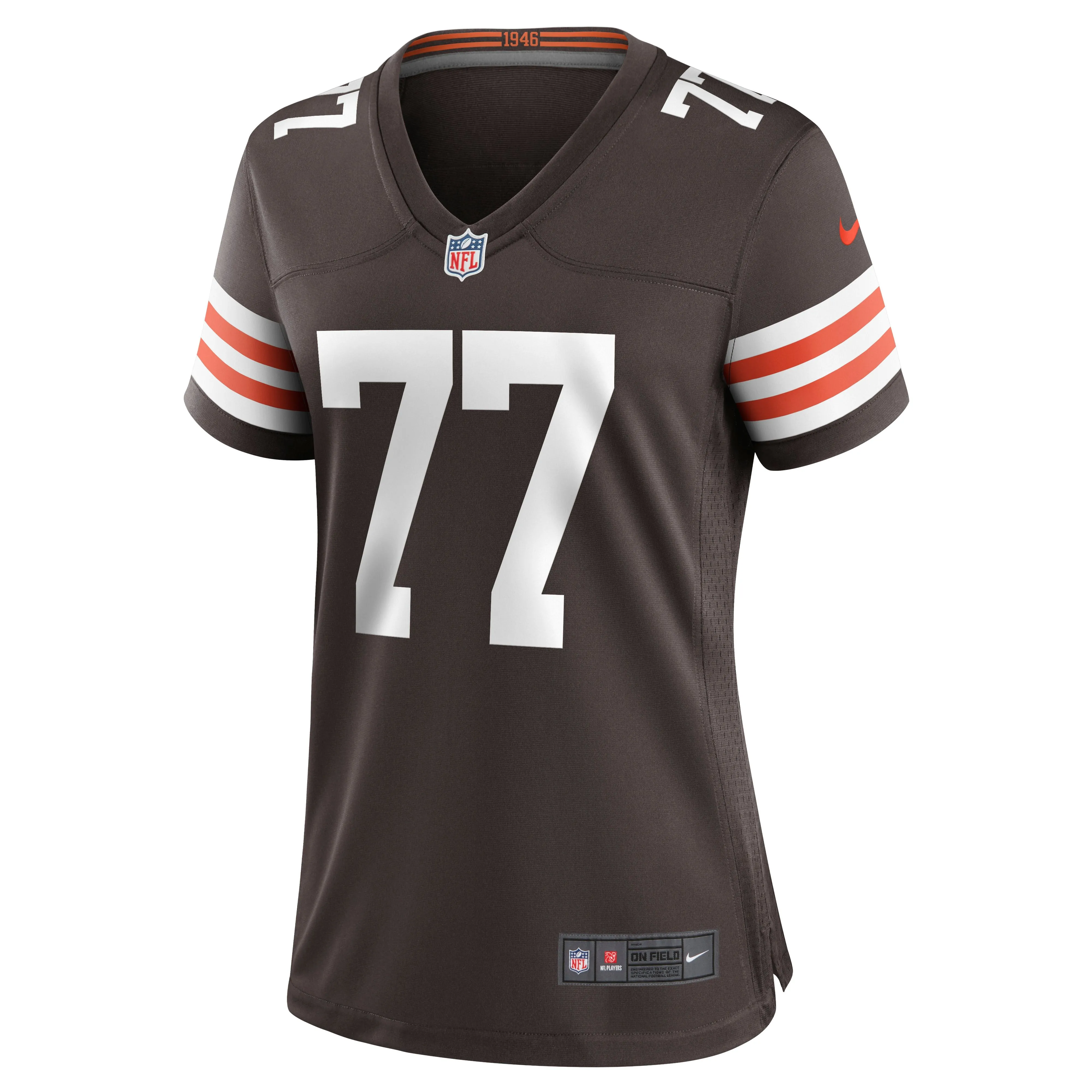 Wyatt Teller Cleveland Browns  Women's Game Jersey - Brown