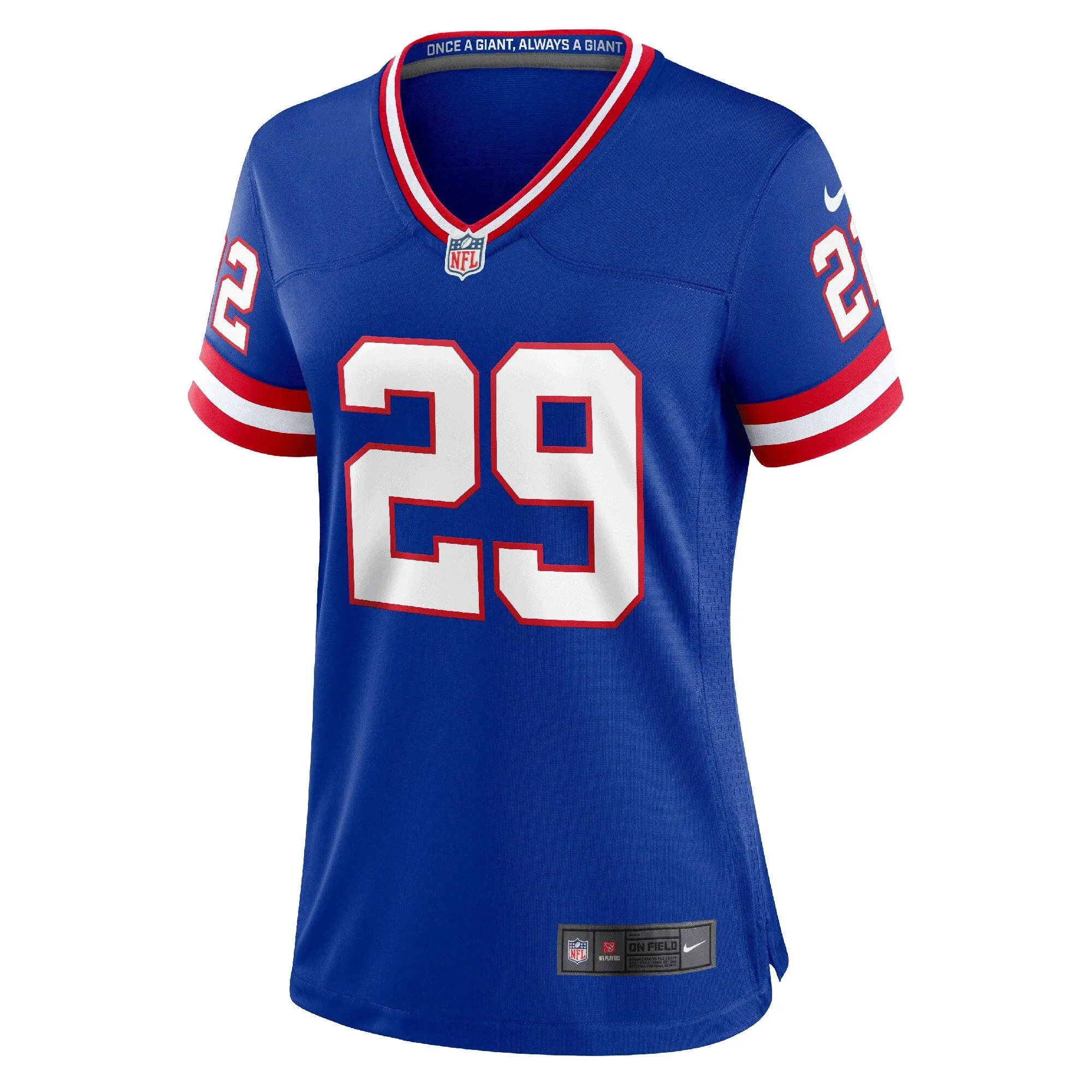 Xavier McKinney New York Giants  Women's Classic Player Game Jersey - Royal