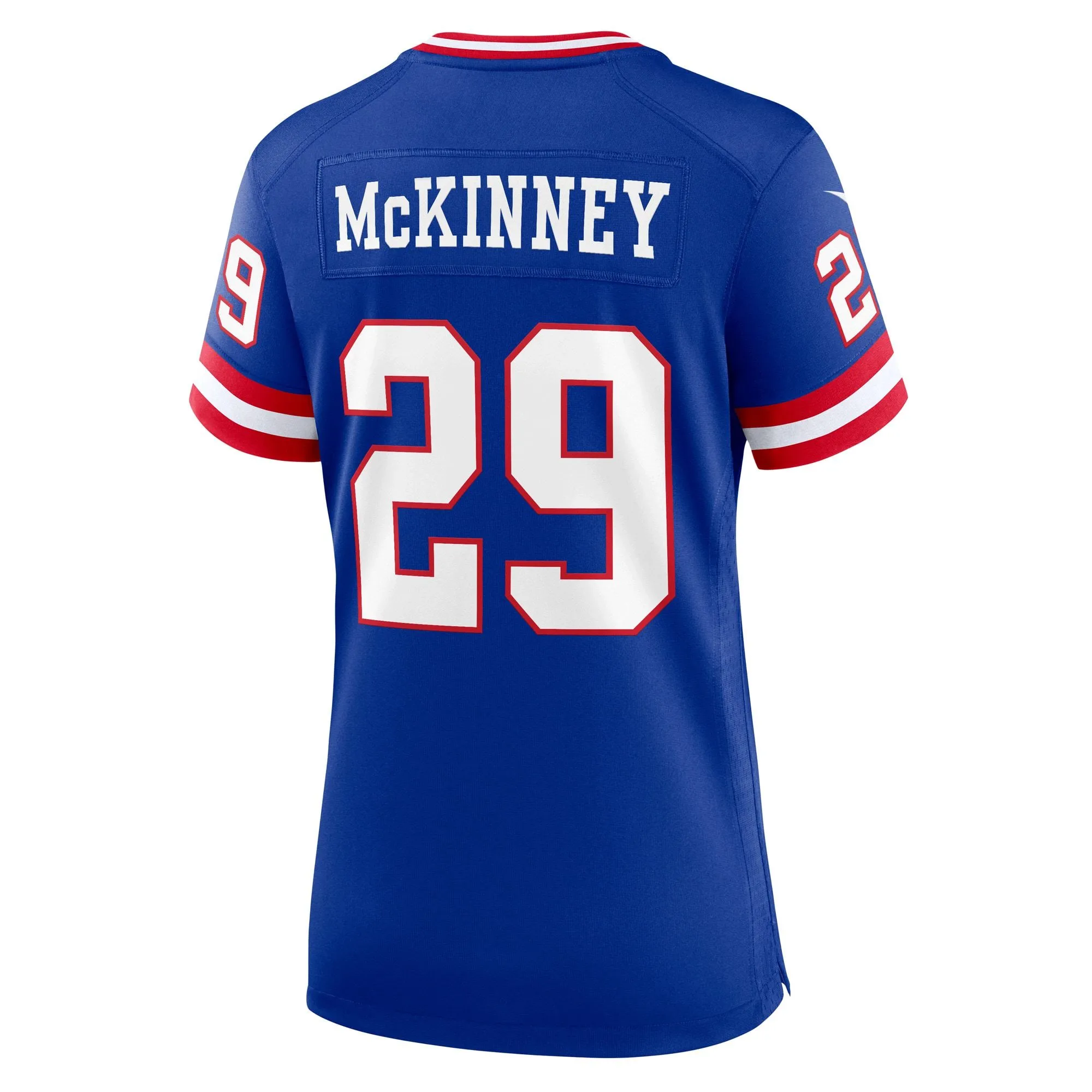 Xavier McKinney New York Giants  Women's Classic Player Game Jersey - Royal