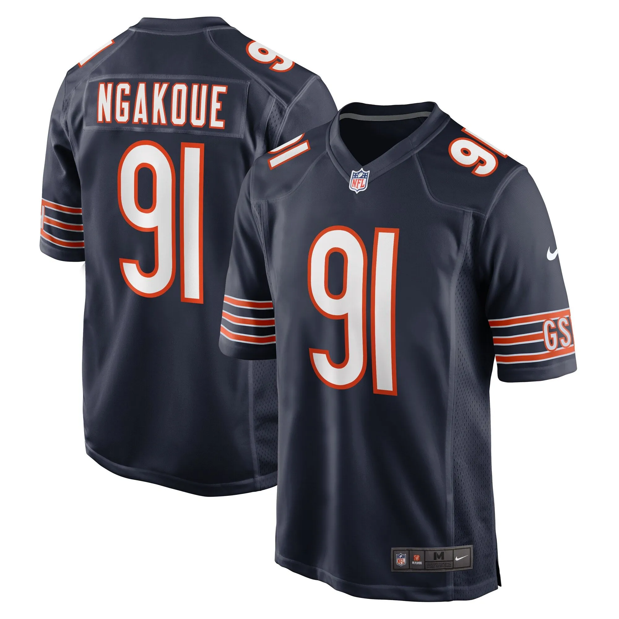 Yannick Ngakoue Chicago Bears  Team Game Jersey -  Navy