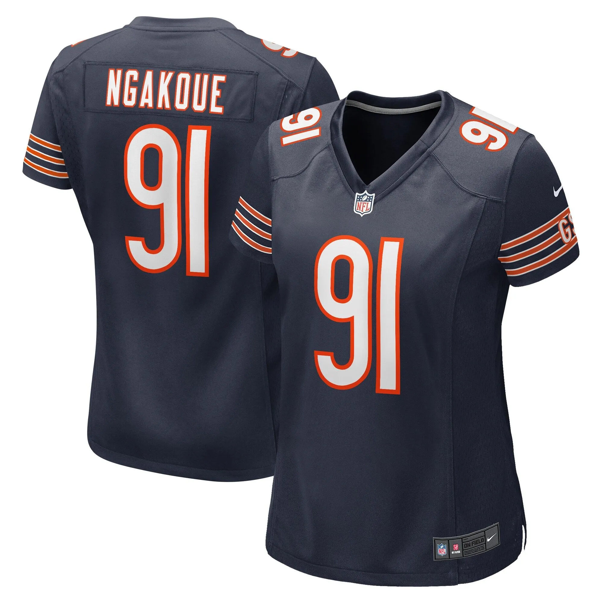 Yannick Ngakoue Chicago Bears  Women's Team Game Jersey -  Navy