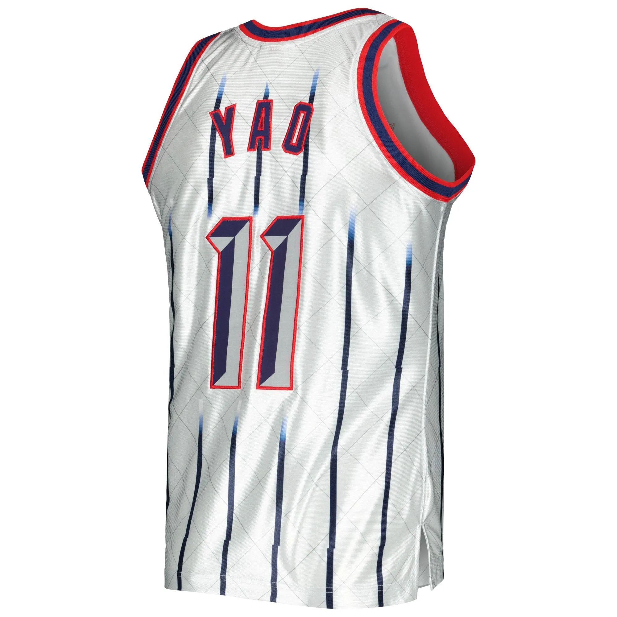 Yao Ming Houston Rockets Mitchell & Ness 2002/03 Hardwood Classics 75th Anniversary Swingman Jersey - Platinum