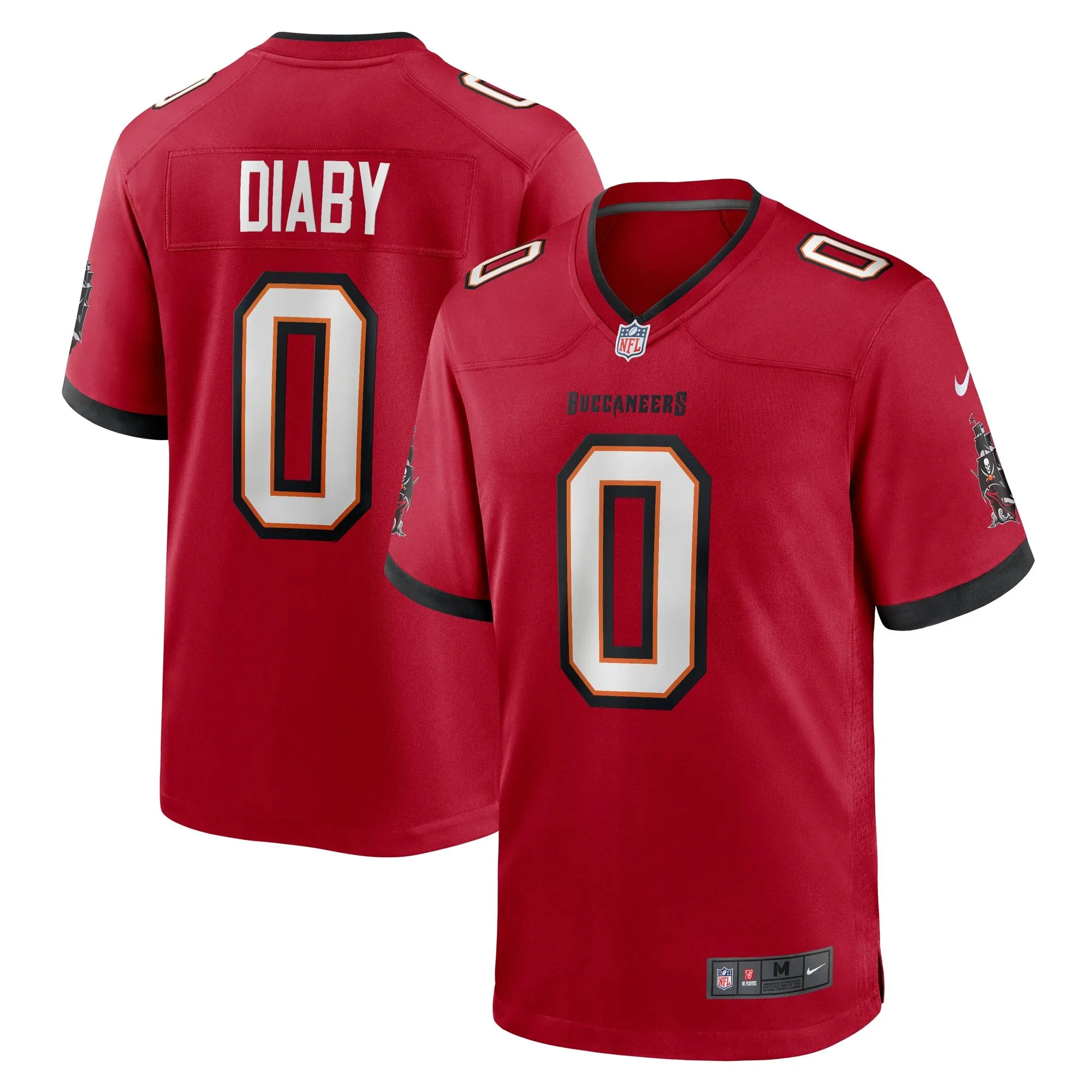 YaYa Diaby Tampa Bay Buccaneers   Game Jersey -  Red