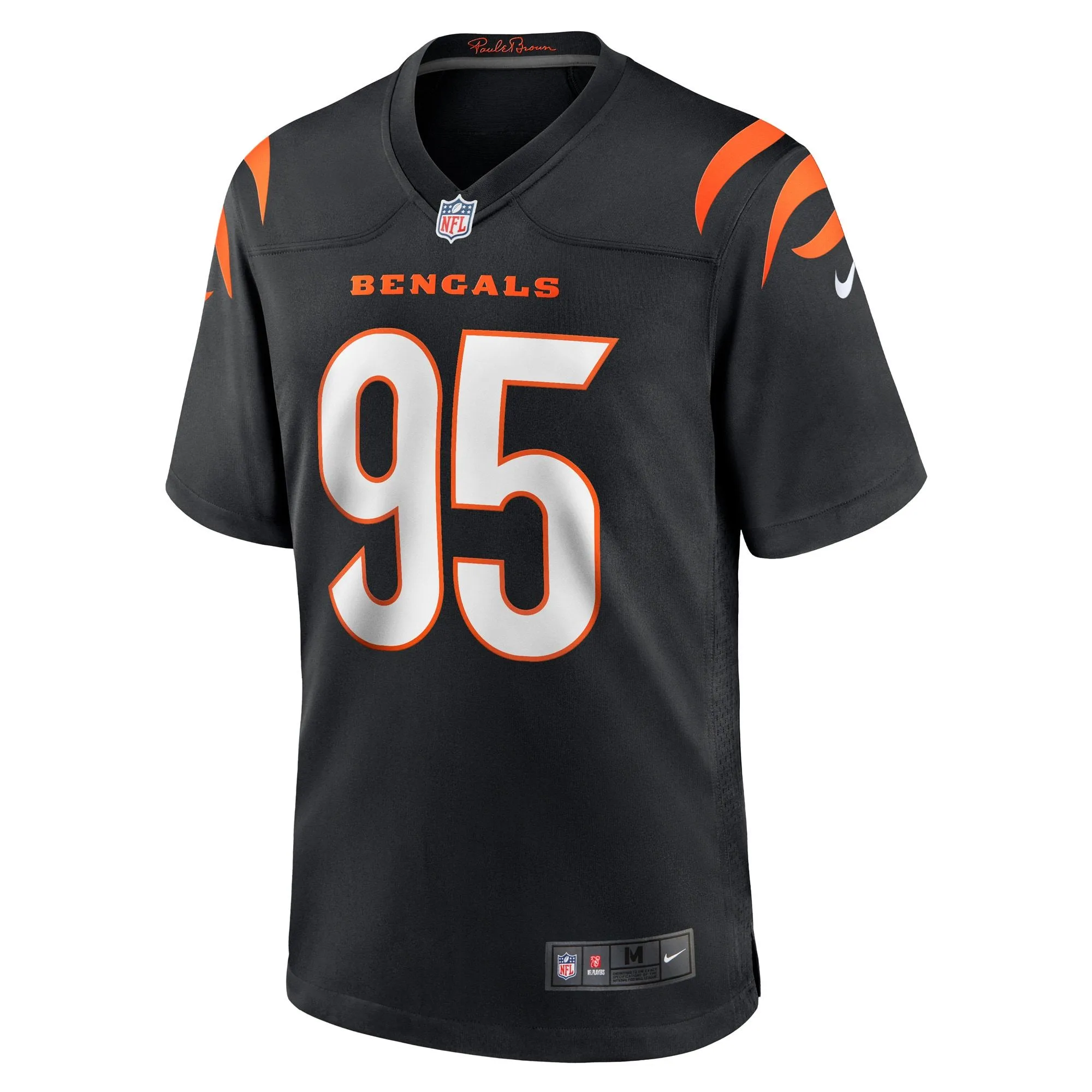 Zach Carter Cincinnati Bengals  Game Player Jersey - Black