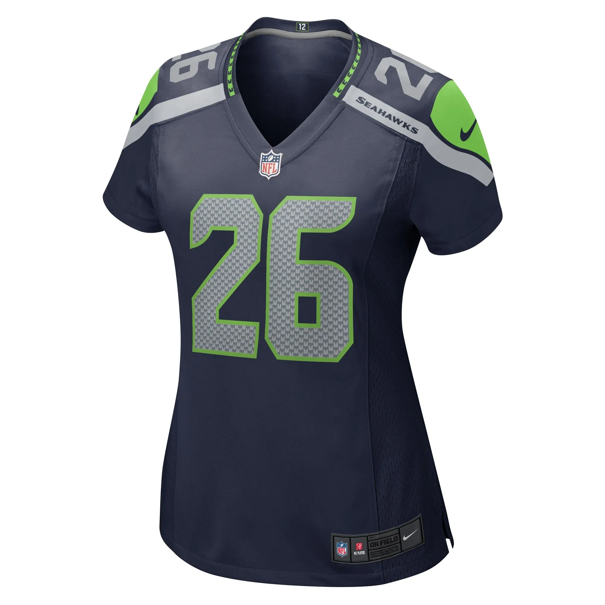 Zach Charbonnet Seattle Seahawks  Women's  Game Jersey - College Navy