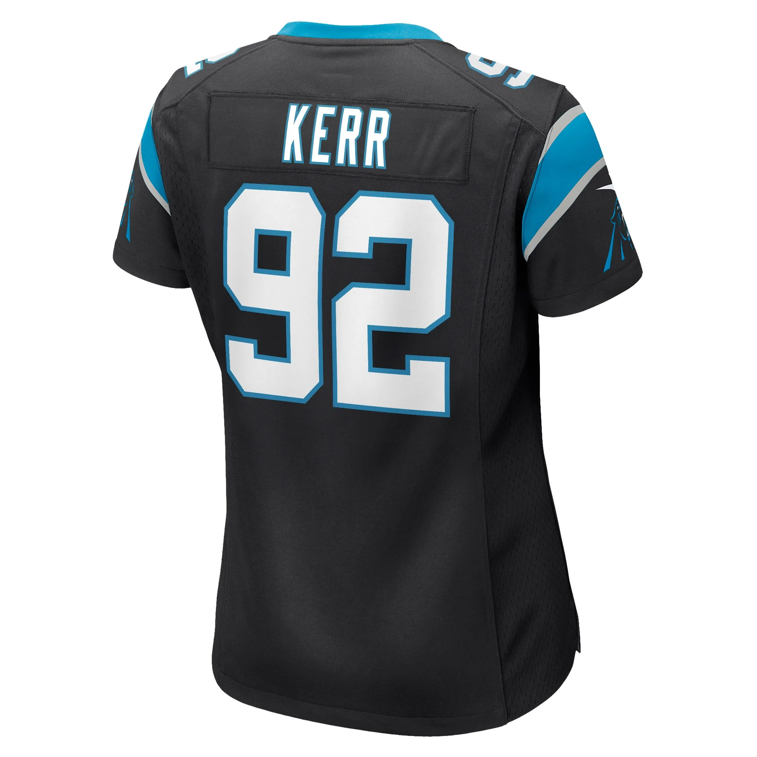 Zach Kerr Carolina Panthers  Women's Game Jersey - Black