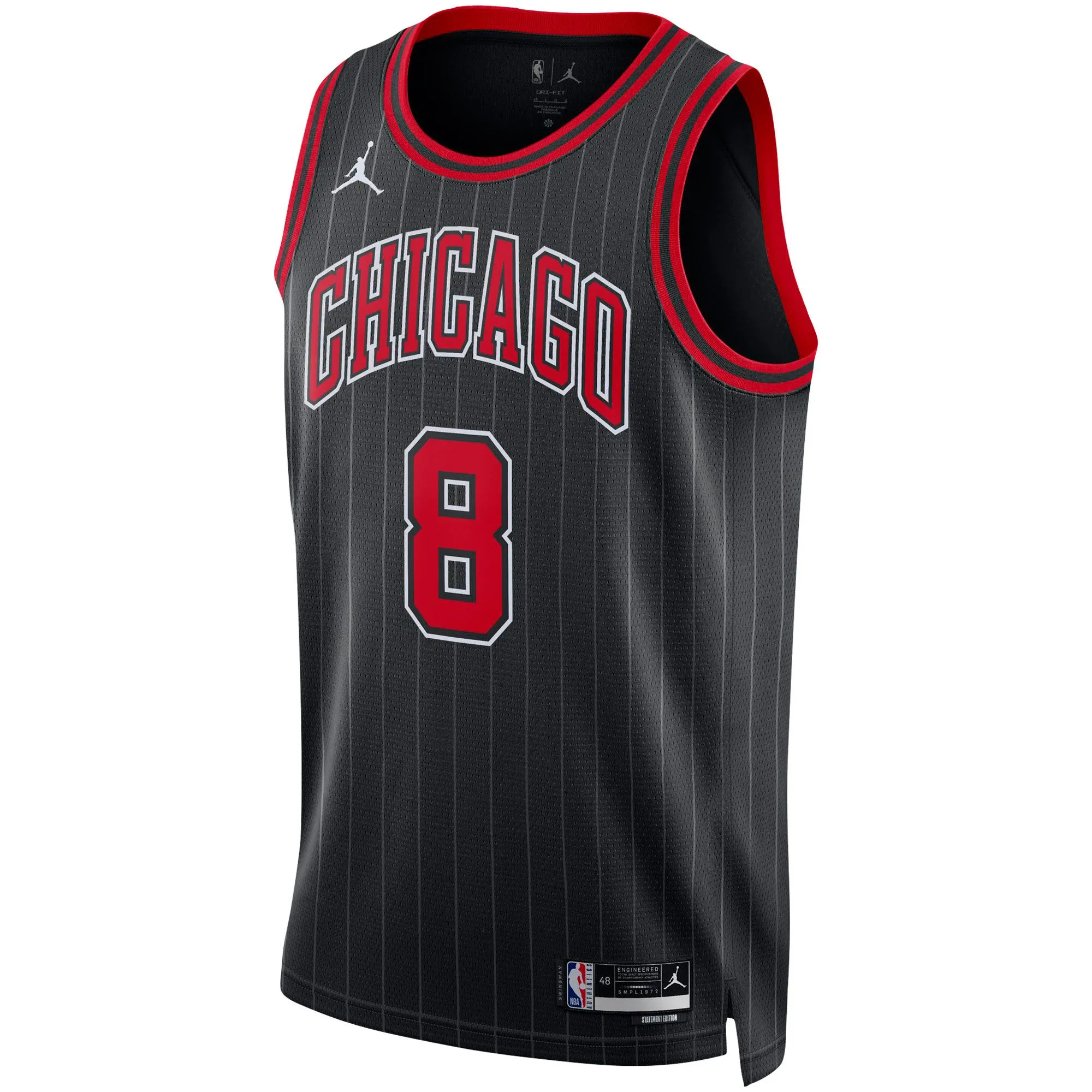 Zach LaVine Chicago Bulls Jordan Brand Unisex Swingman Jersey - Statement Edition - Black