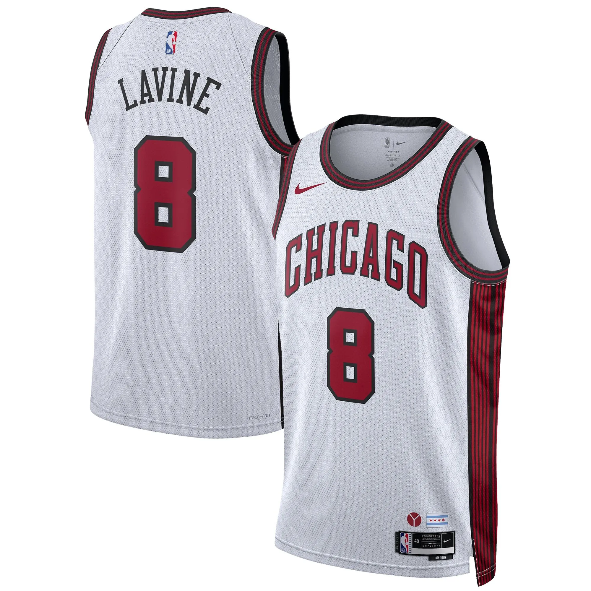 Zach LaVine Chicago Bulls  Unisex 2022/23 Swingman Jersey - City Edition - White