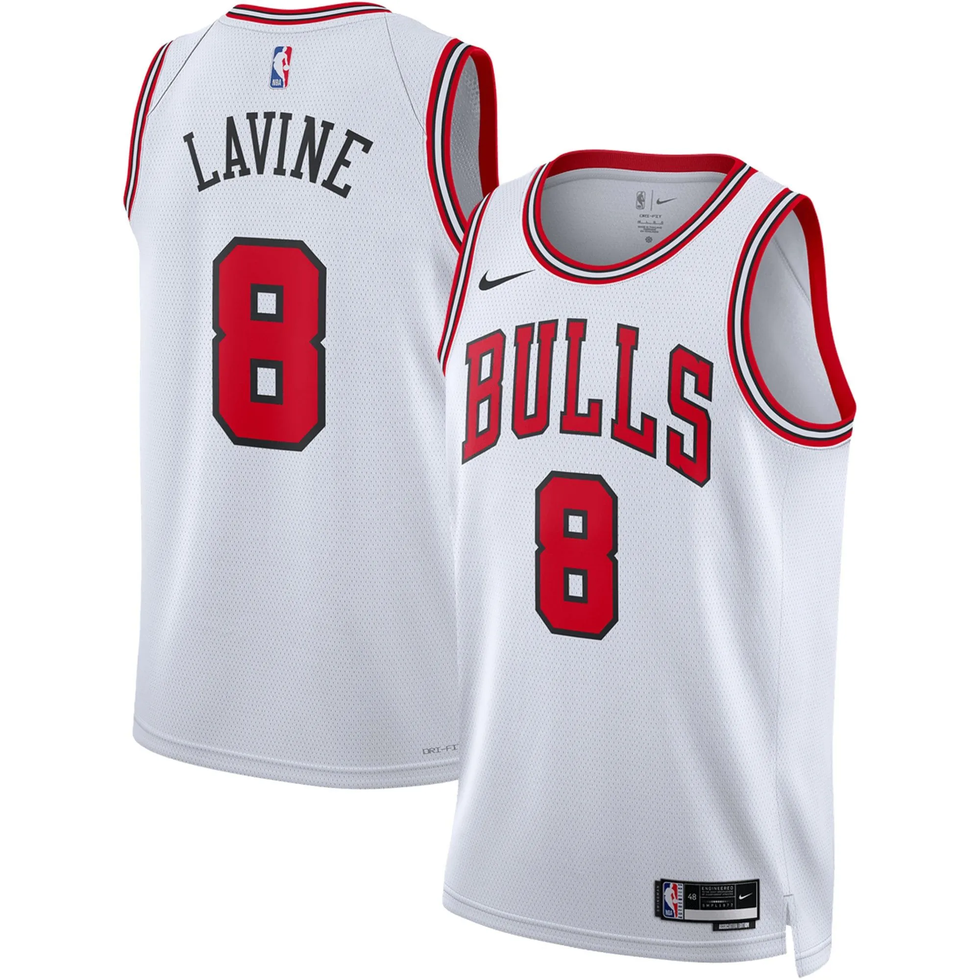 Zach LaVine Chicago Bulls  Unisex Swingman Jersey - Association Edition - White