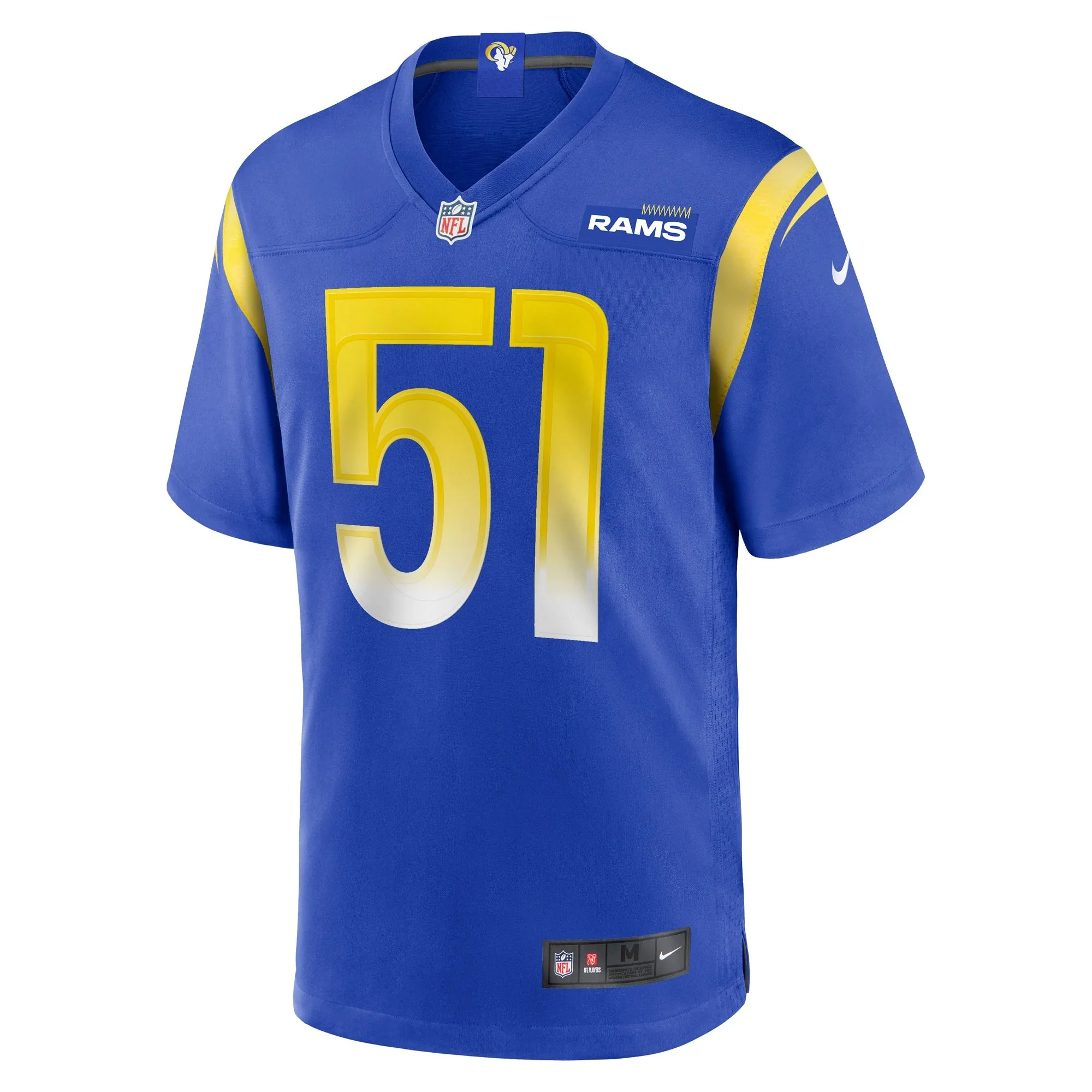 Zach VanValkenburg Los Angeles Rams  Team Game Jersey - Royal