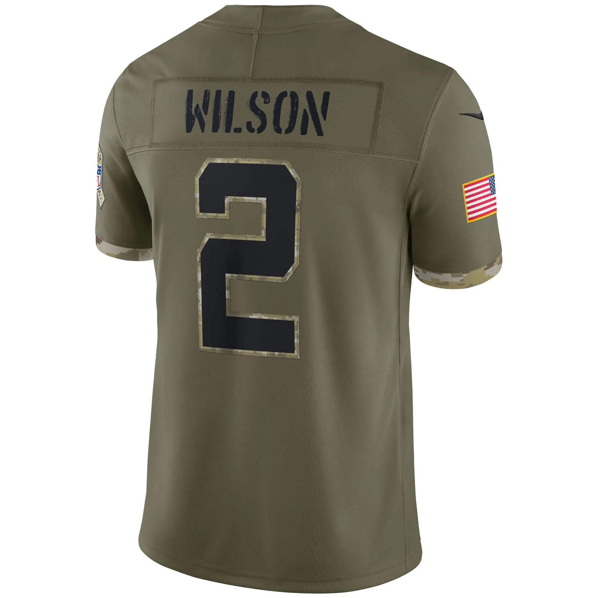 Zach Wilson New York Jets  2022 Salute To Service Limited Jersey - Olive