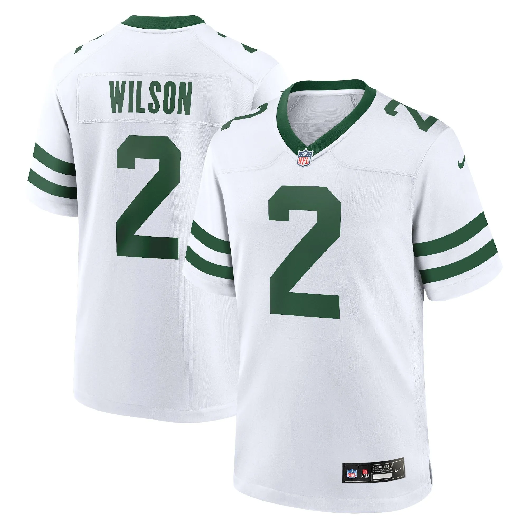 Zach Wilson New York Jets  Alternate Game Jersey - Spotlight White