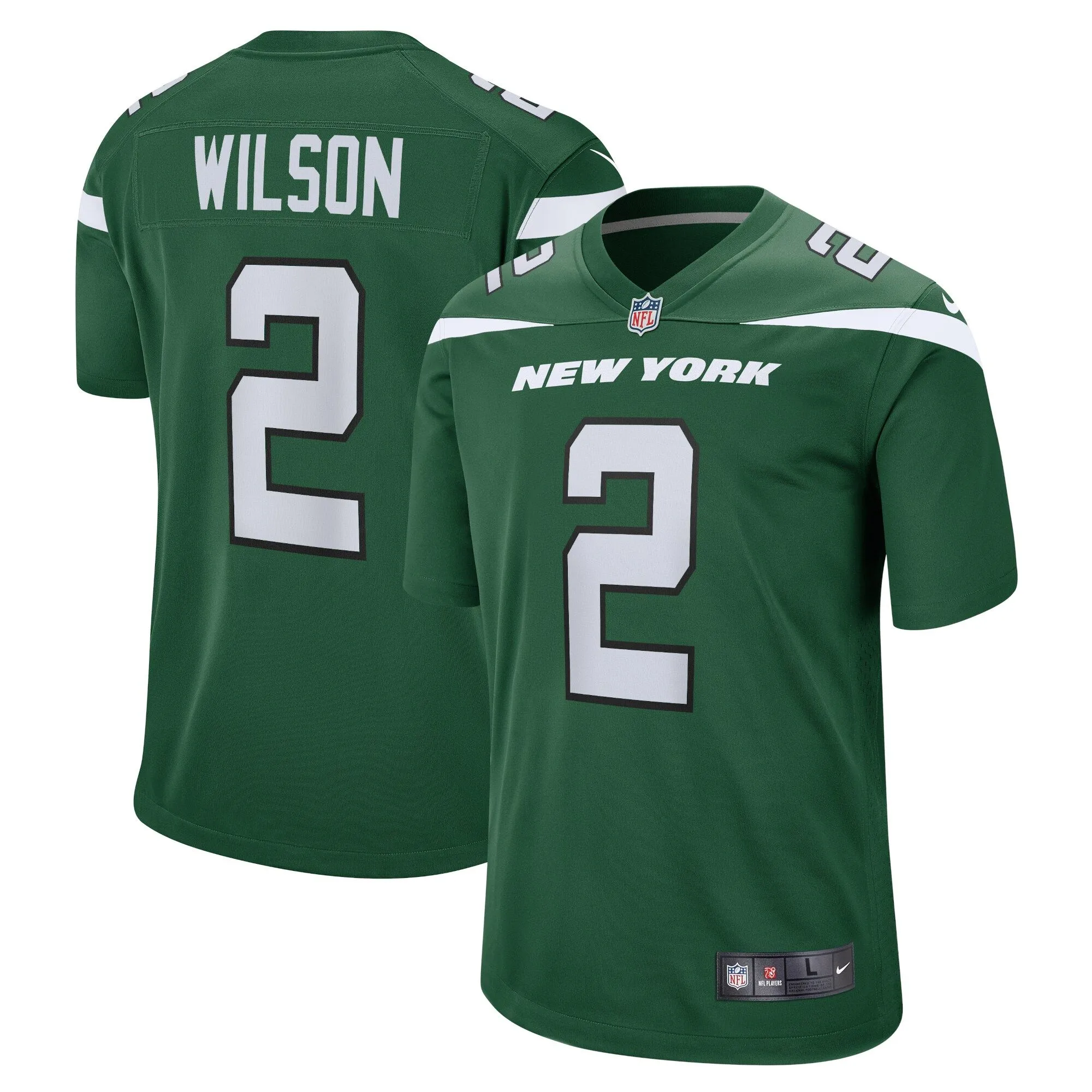 Zach Wilson New York Jets  Game Jersey - Gotham Green