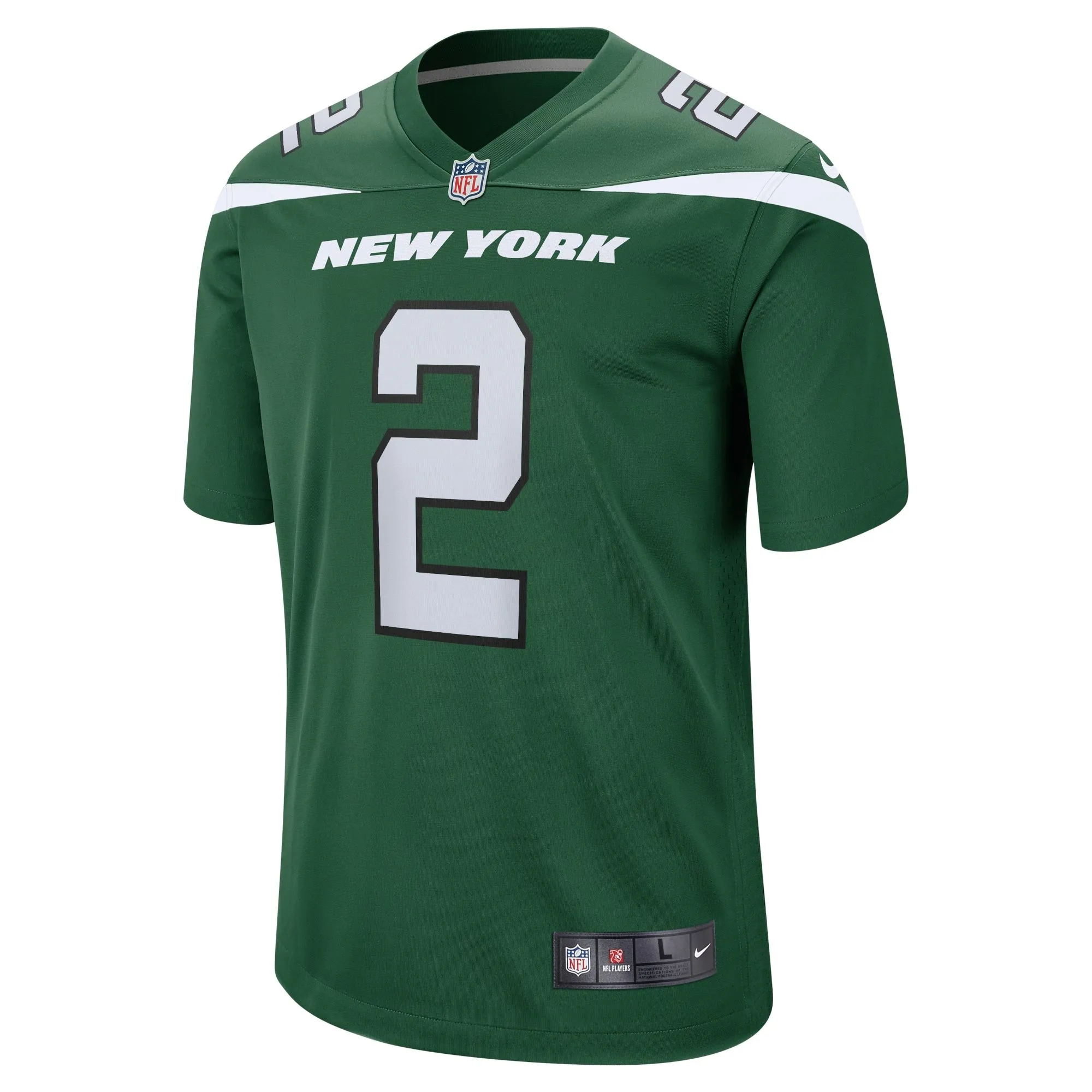 Zach Wilson New York Jets  Game Jersey - Gotham Green