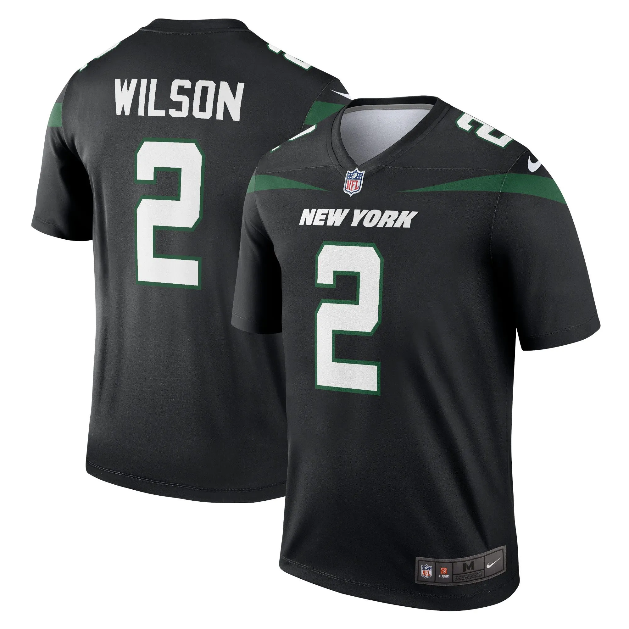 Zach Wilson New York Jets  Legend Jersey - Black