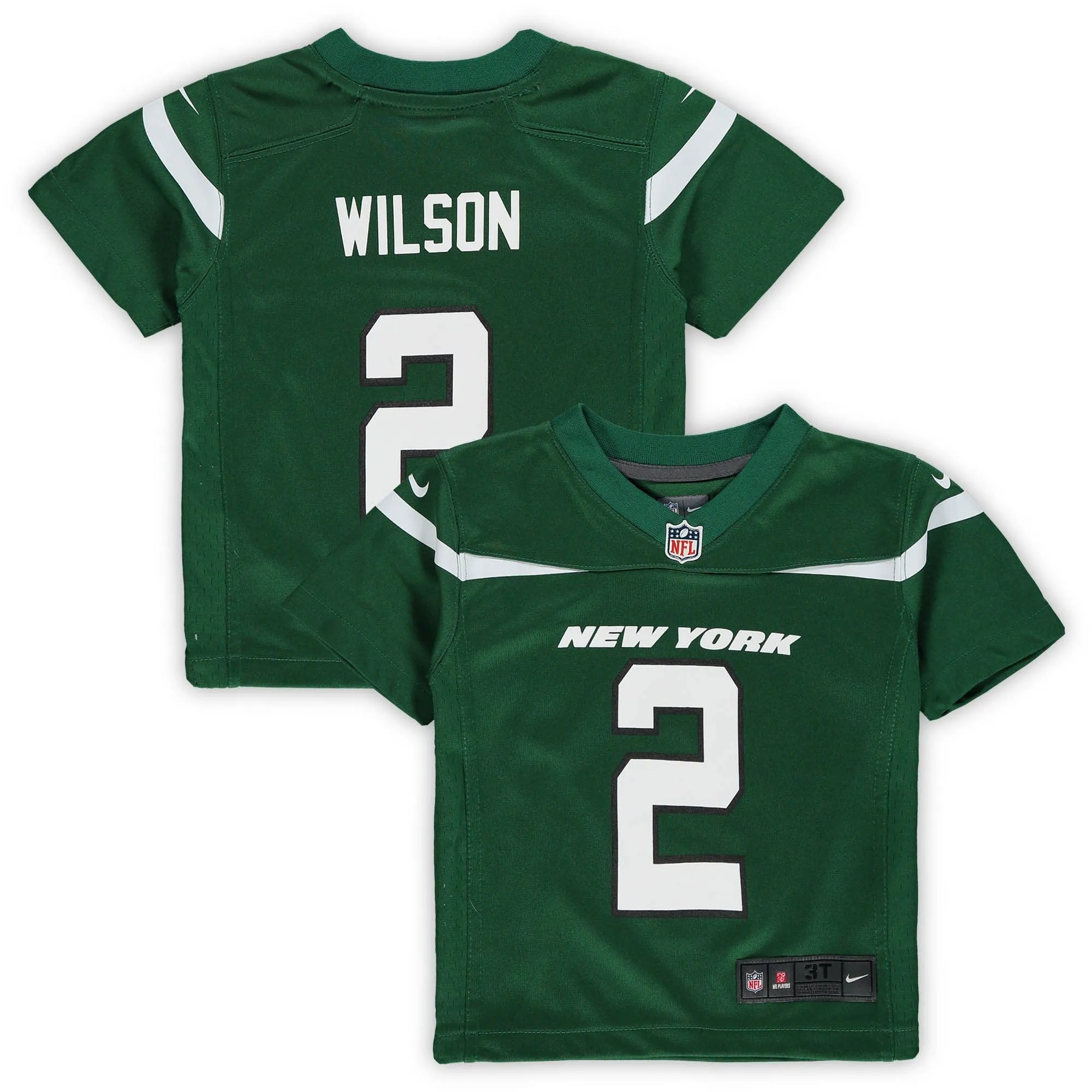 Zach Wilson New York Jets  Toddler Game Jersey - Green