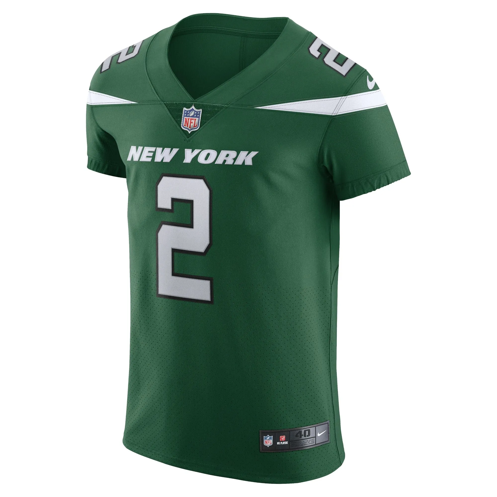 Zach Wilson New York Jets  Vapor Elite Jersey - Gotham Green