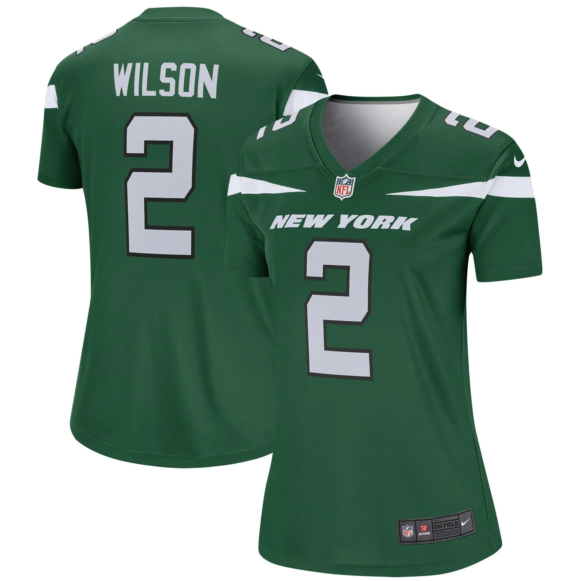 Zach Wilson New York Jets  Women's Legend Jersey - Gotham Green