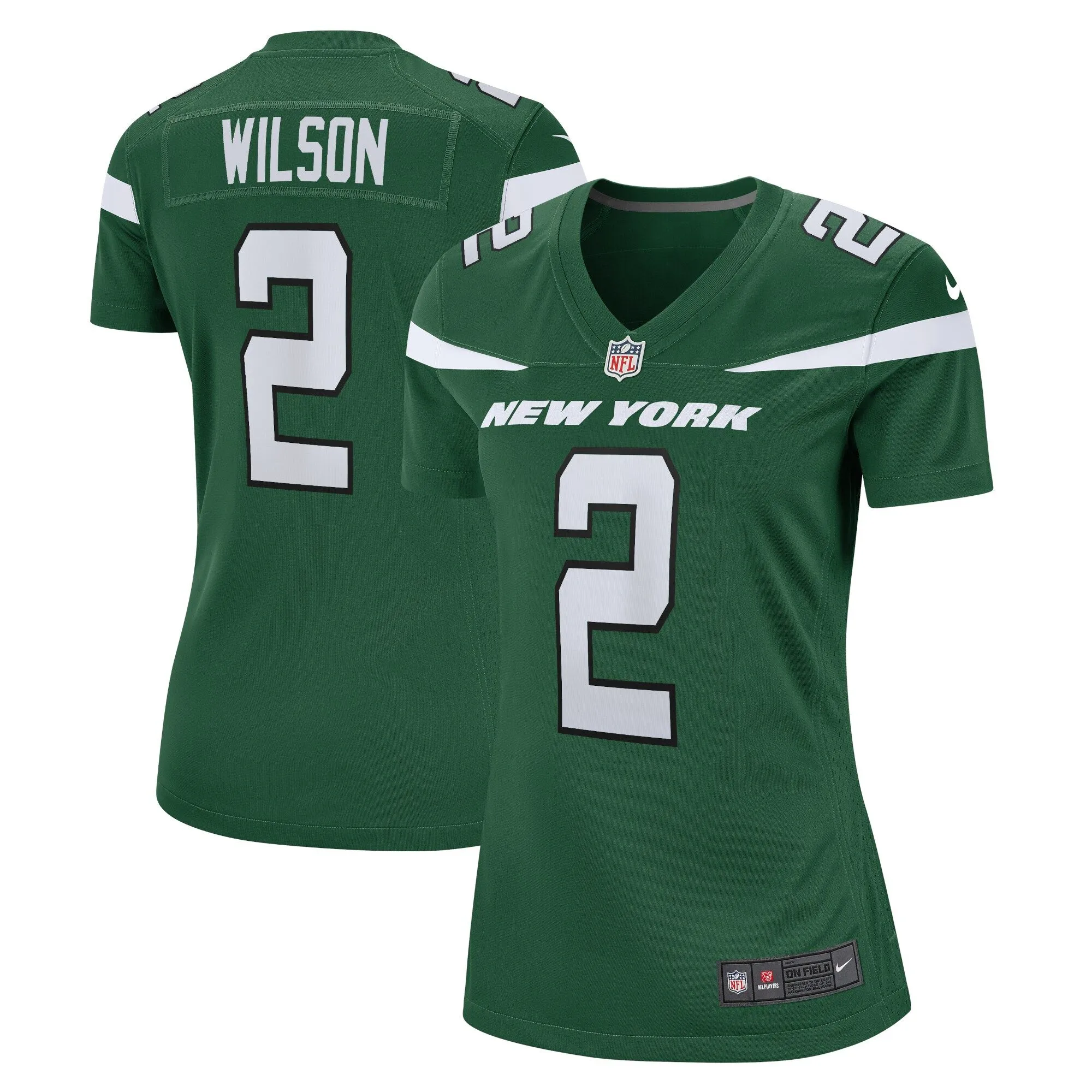 Zach Wilson New York Jets  Women's Player Jersey - Green