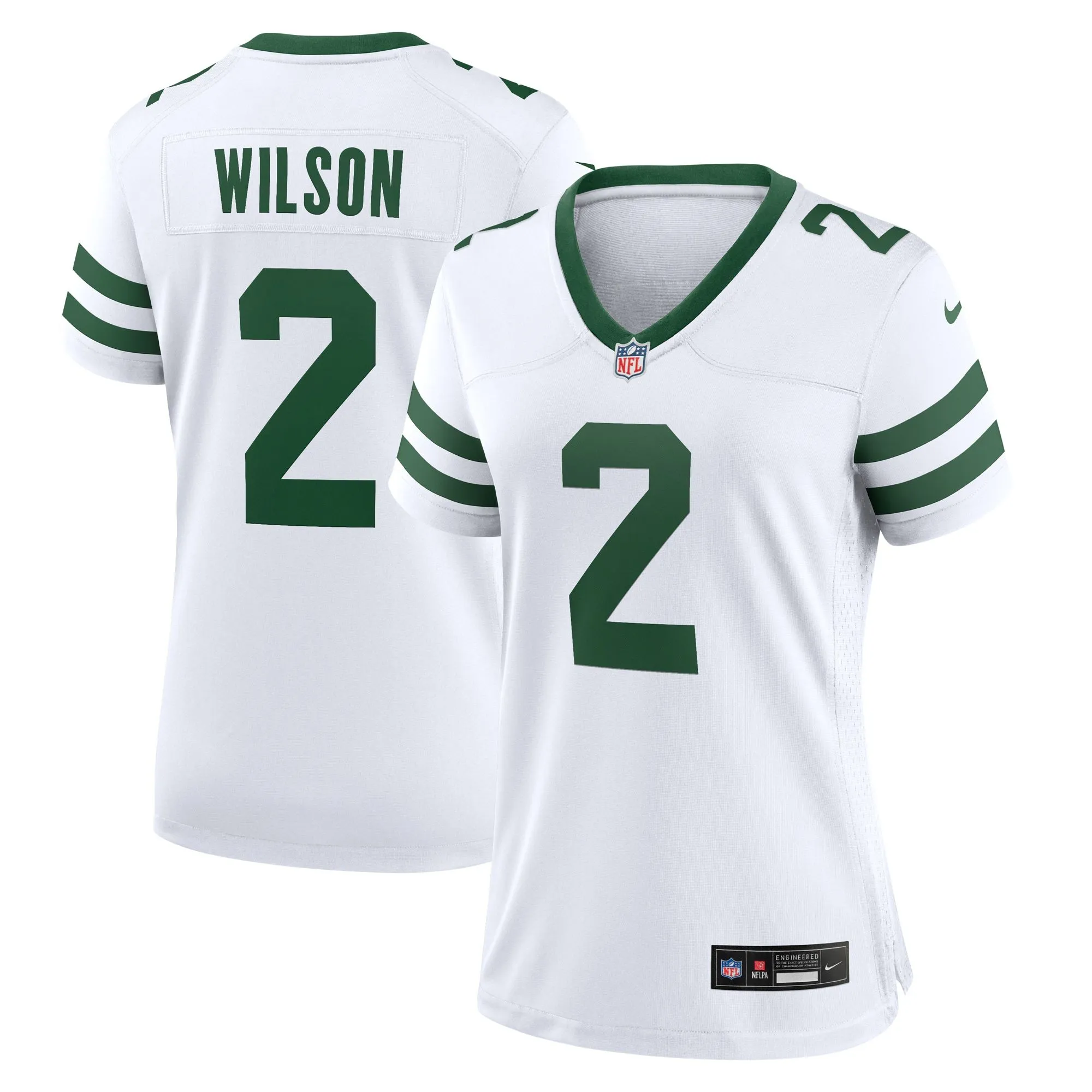 Zach Wilson New York Jets  Women's Player Jersey - White