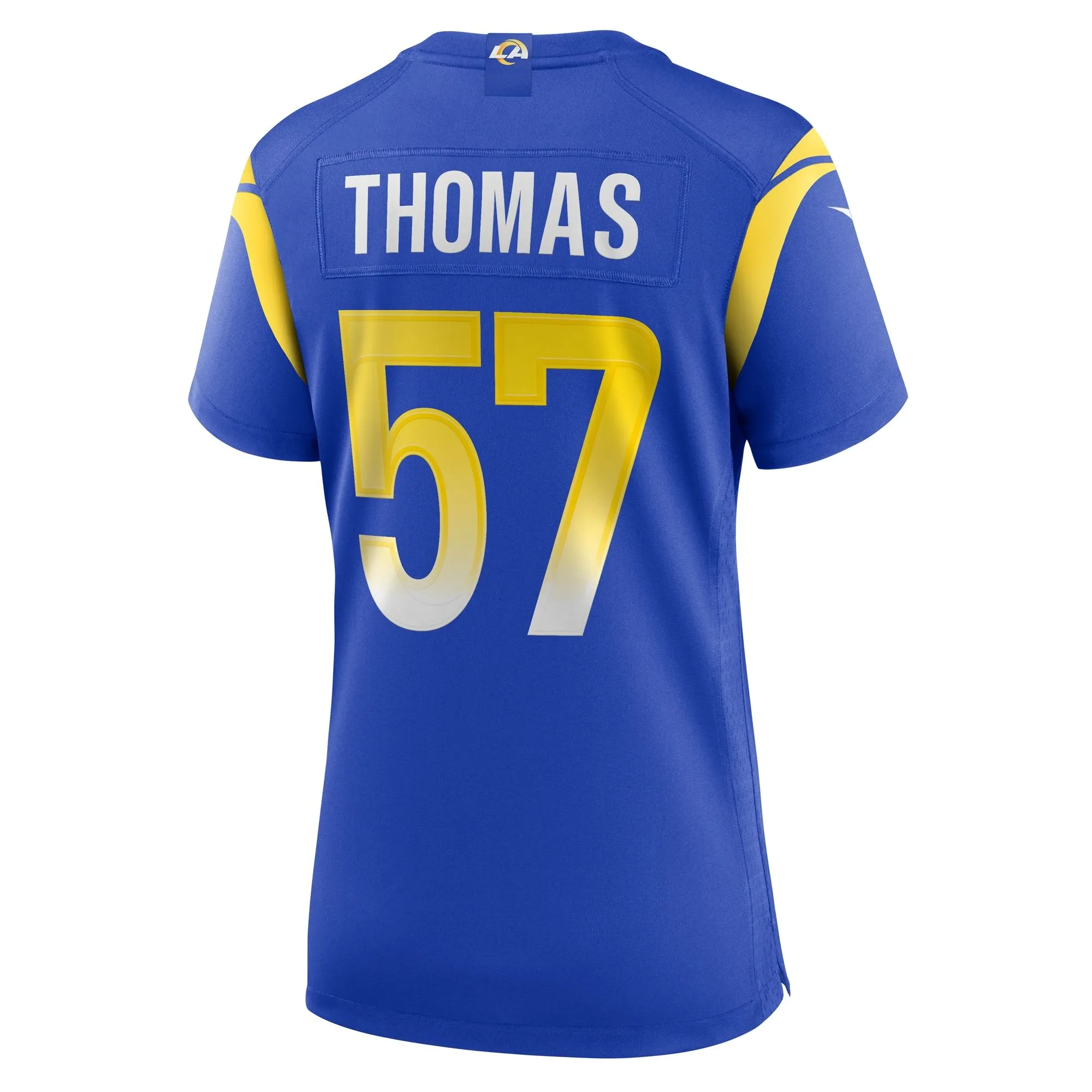 Zachary Thomas Los Angeles Rams  Women's Team Game Jersey -  Royal