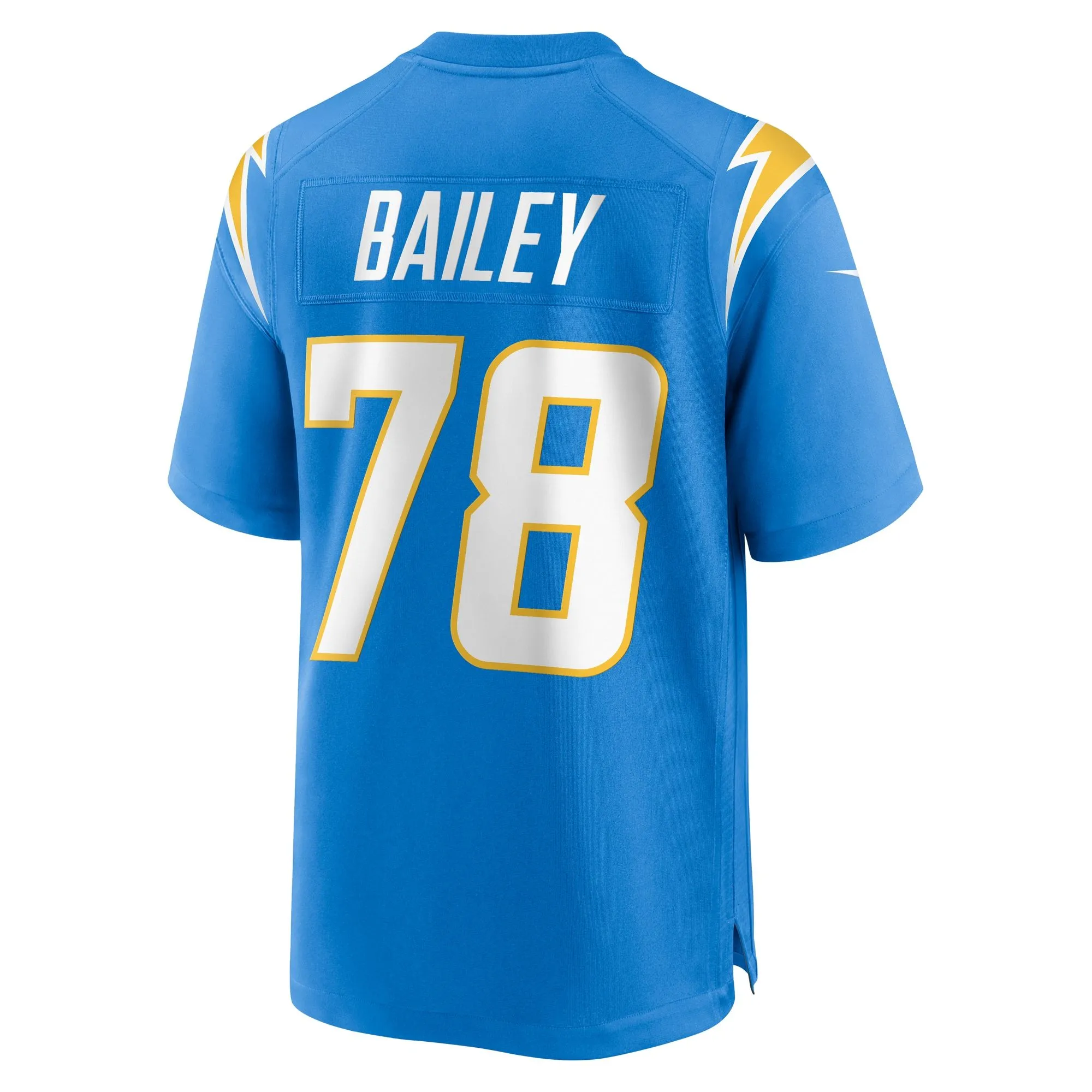 Zack Bailey Los Angeles Chargers  Player Game Jersey - Powder Blue