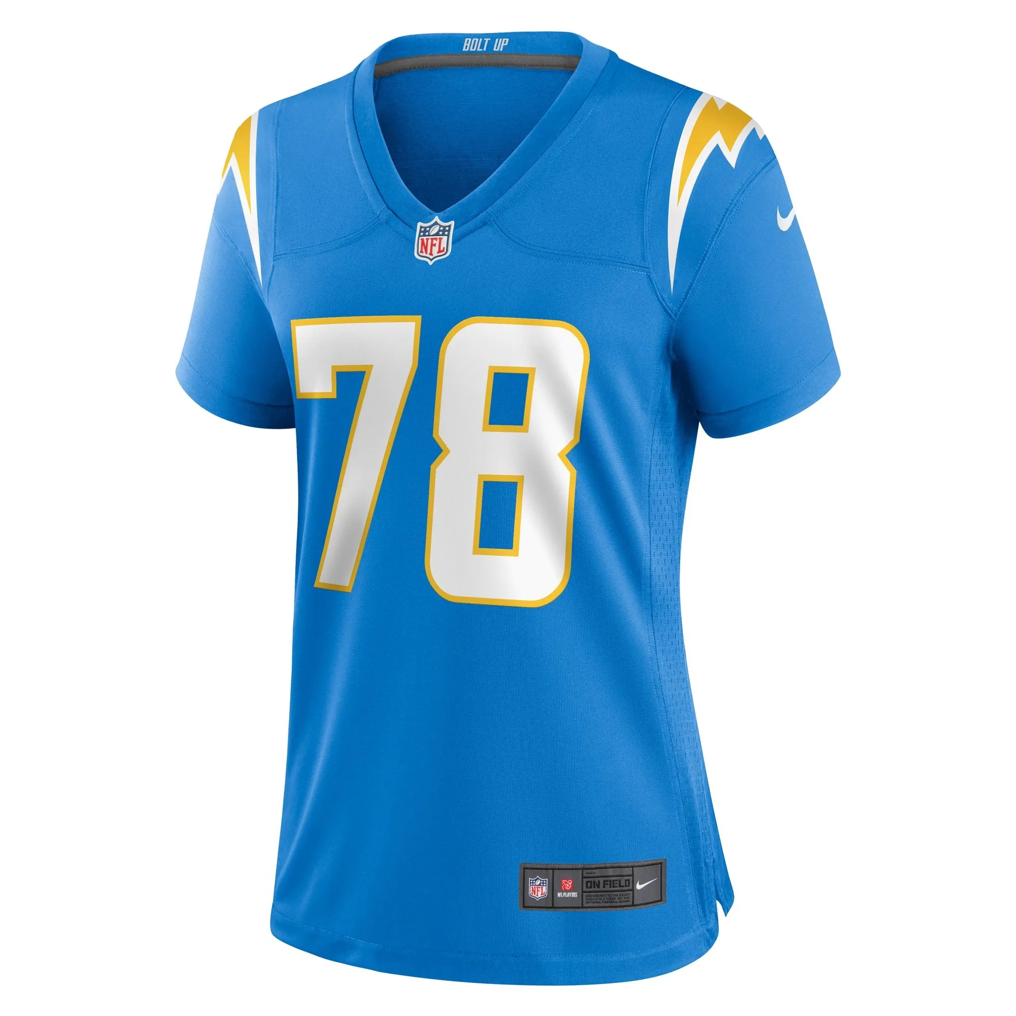 Zack Bailey Los Angeles Chargers  Women's Player Game Jersey - Powder Blue