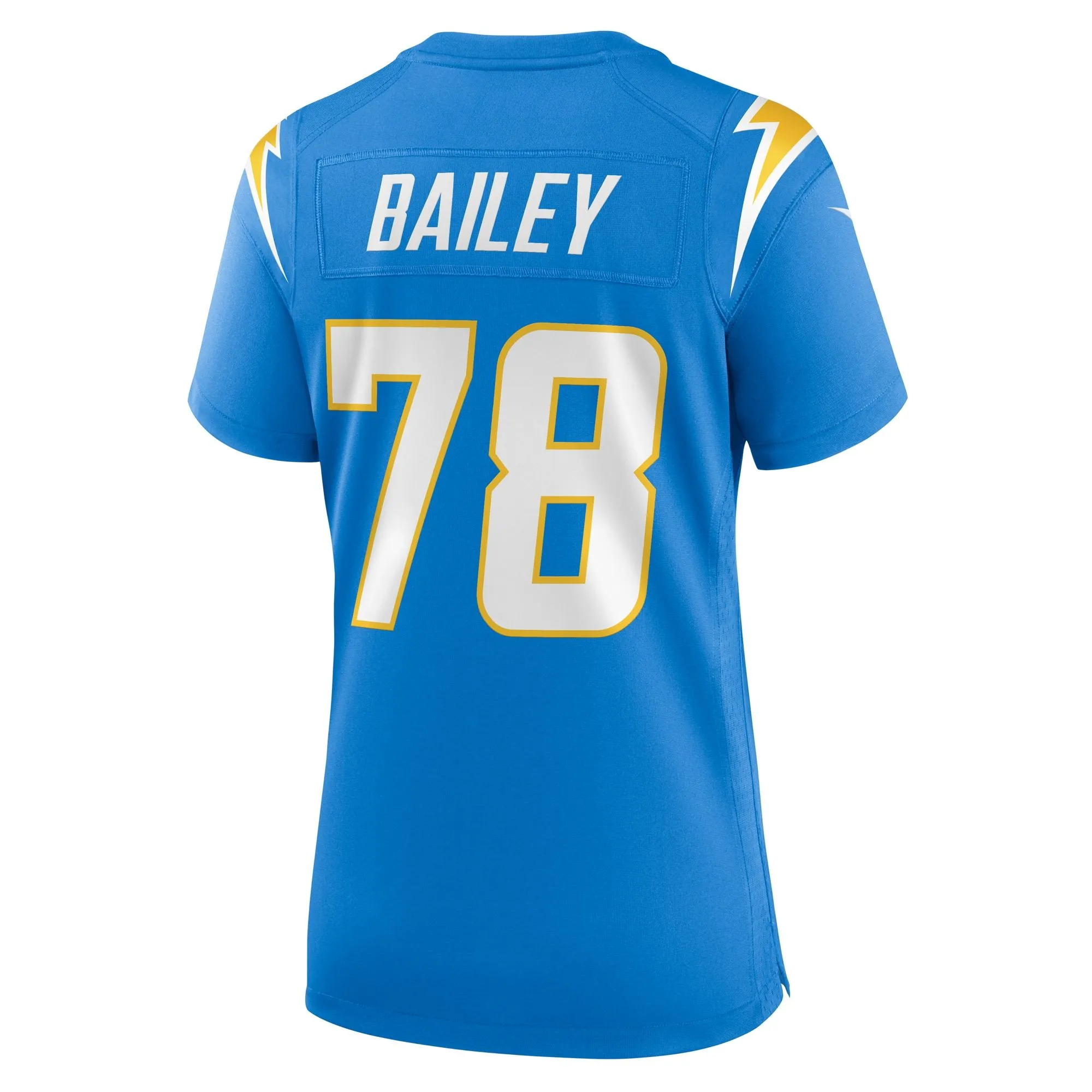 Zack Bailey Los Angeles Chargers  Women's Player Game Jersey - Powder Blue