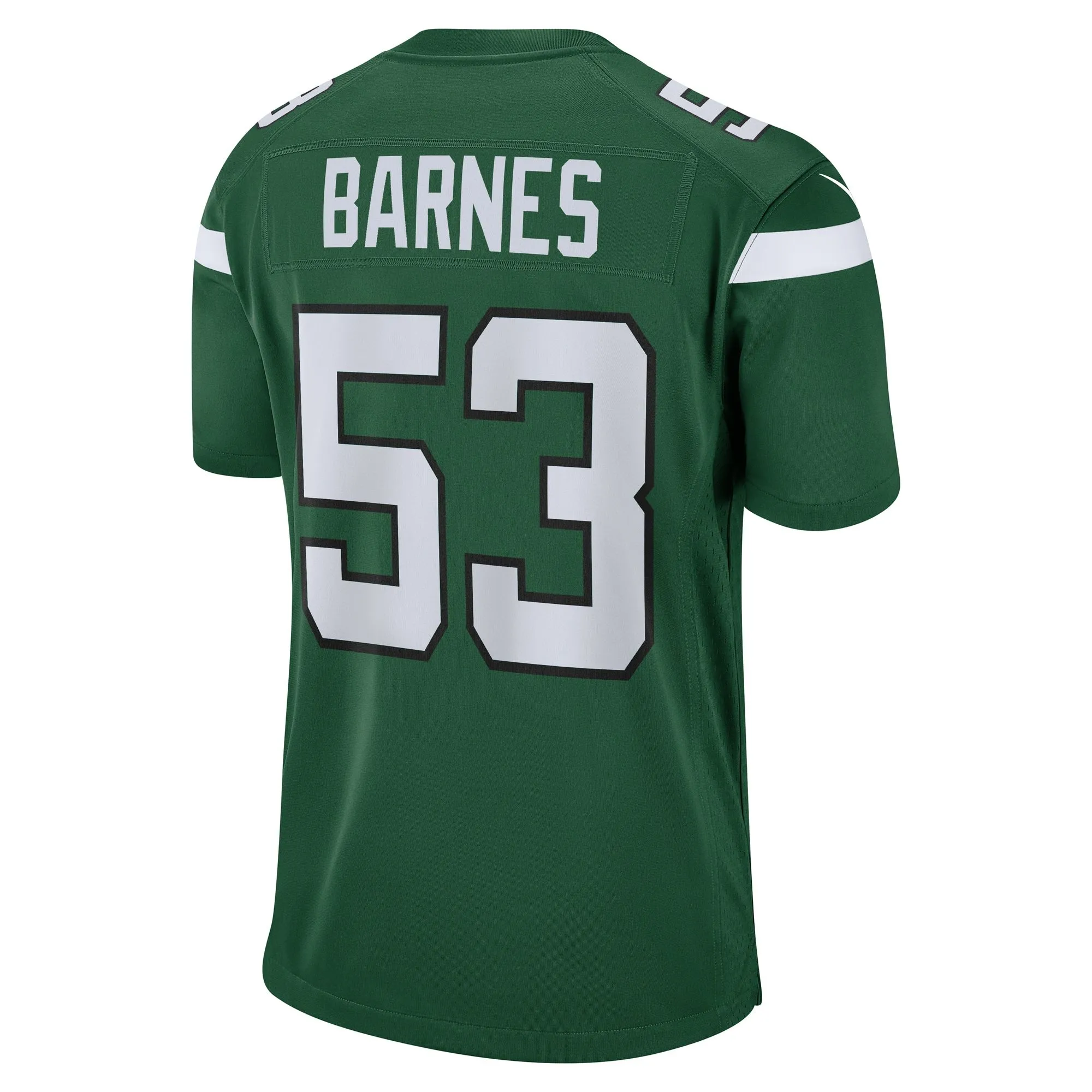 Zaire Barnes New York Jets   Game Jersey - Gotham Green