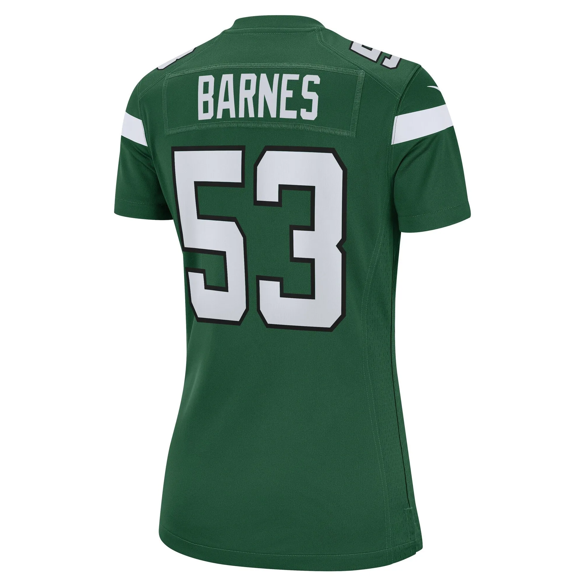 Zaire Barnes New York Jets  Women's  Game Jersey - Gotham Green