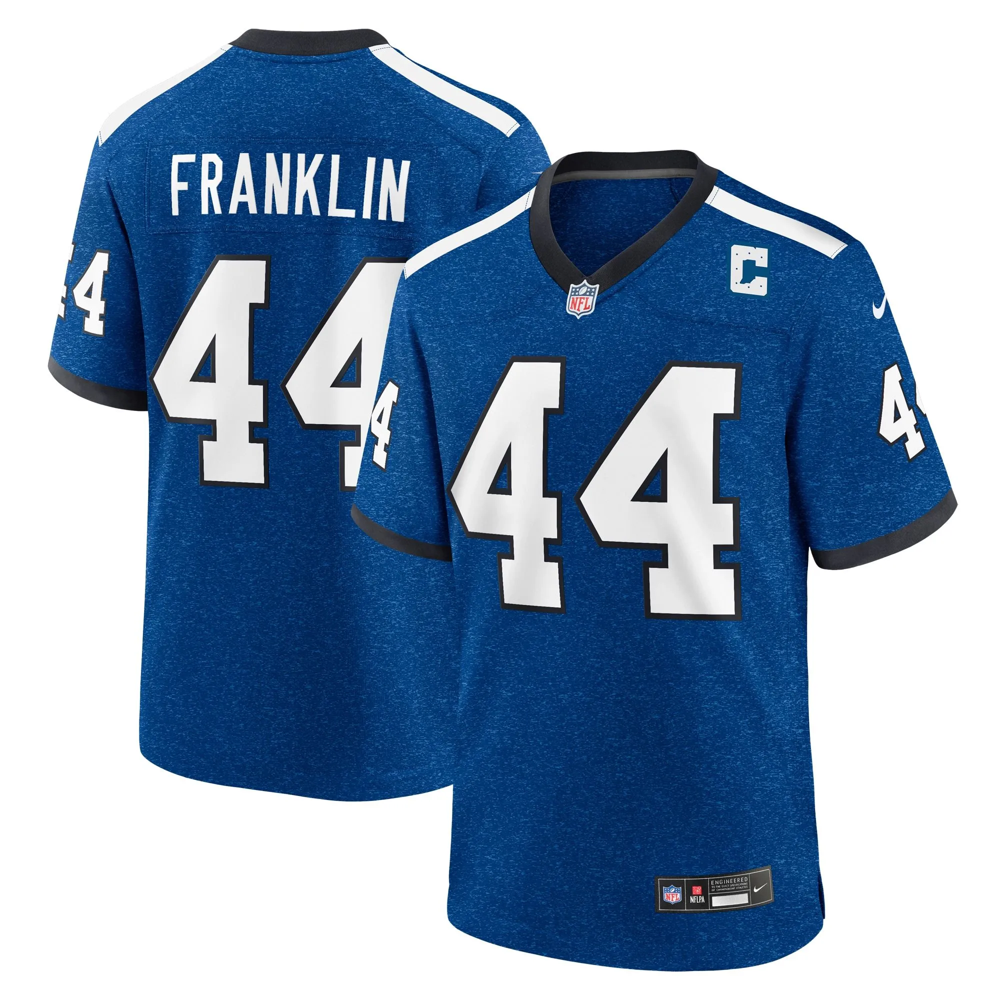 Zaire Franklin Indianapolis Colts  Indiana Nights Alternate Game Jersey - Royal