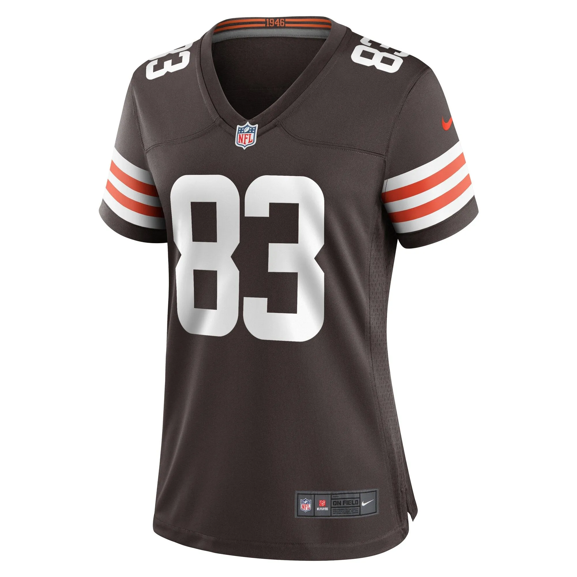 Zaire Mitchell-Paden Cleveland Browns  Women's Team Game Jersey -  Brown