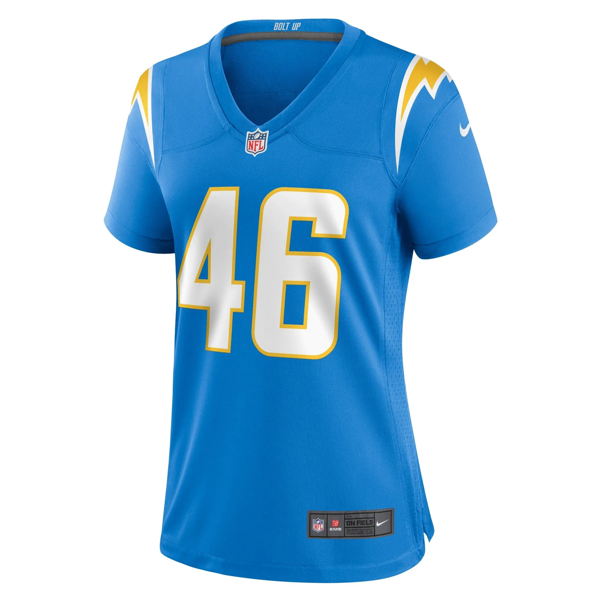 Zander Horvath Los Angeles Chargers  Women's  Game Jersey -  Powder Blue