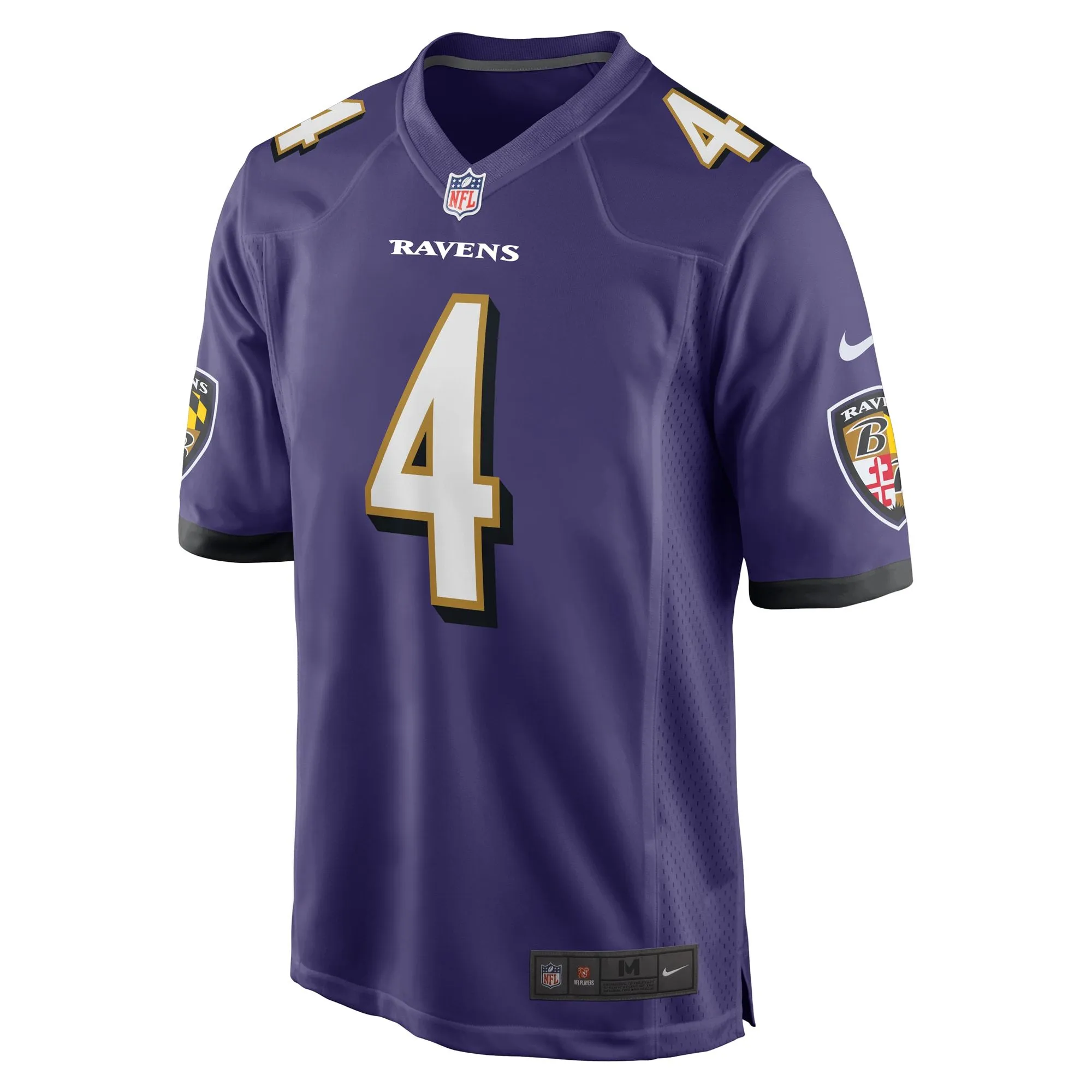 Zay Flowers Baltimore Ravens  2023 NFL Draft First Round Pick Game Jersey - Purple