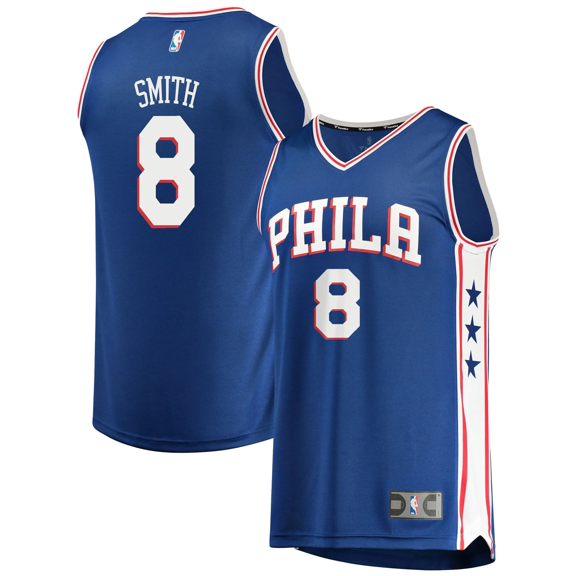 Zhaire Smith Philadelphia 76ers Fanatics Branded Fast Break Replica Jersey Royal - Icon Edition